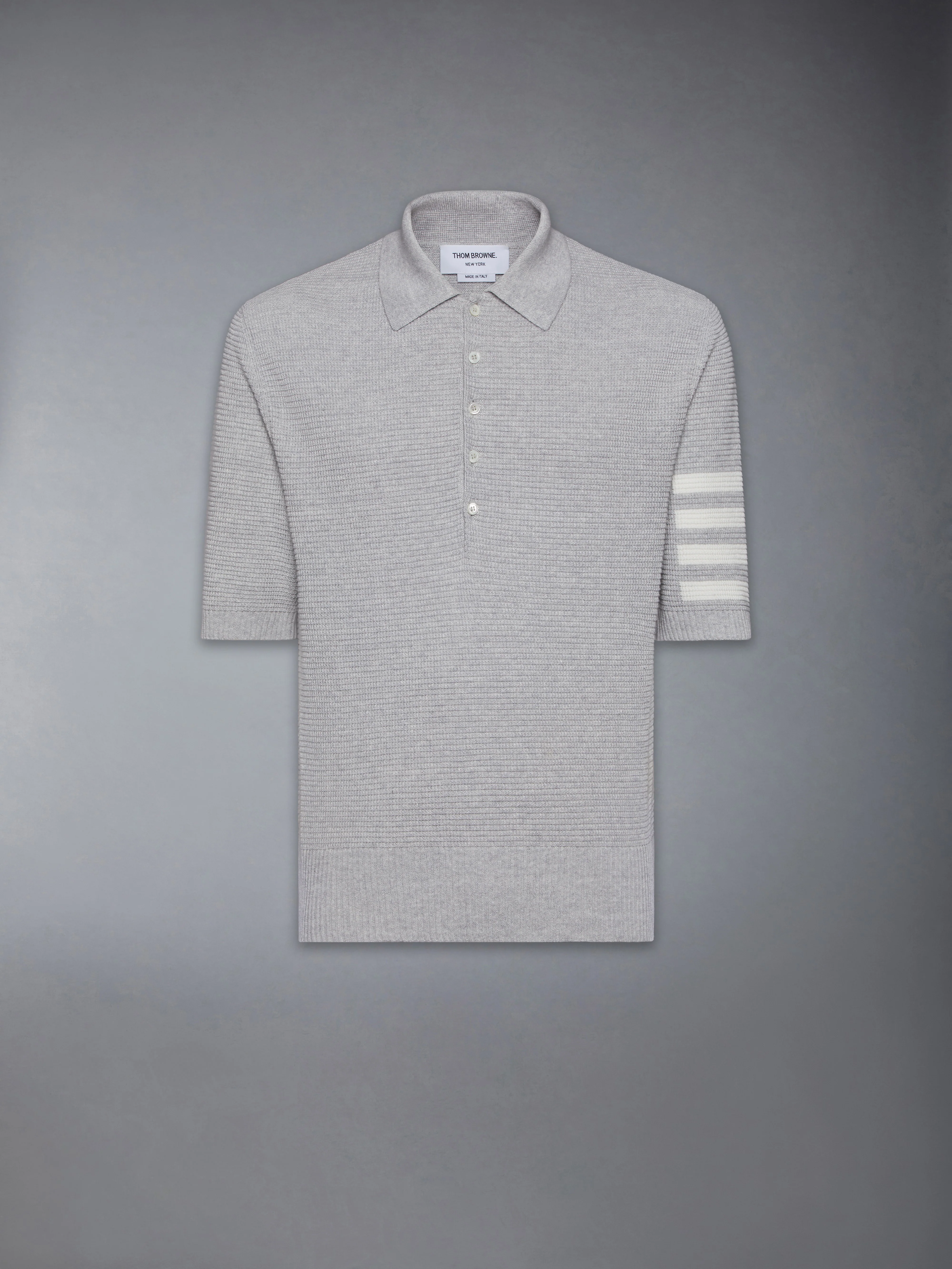 LINEN COTTON 4-BAR RELAXED FIT POLO - Image 6