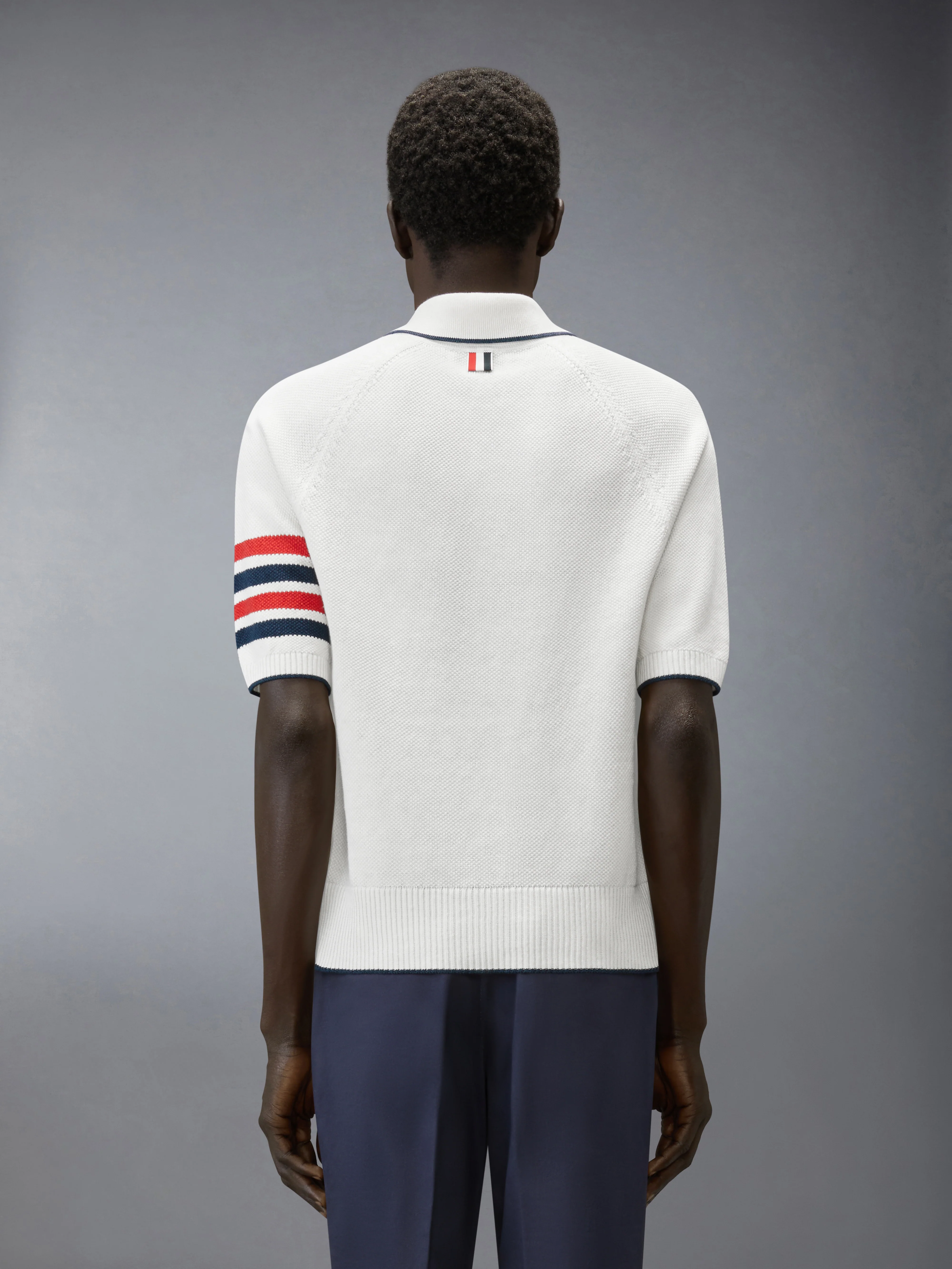 LINEN COTTON 4-BAR RELAXED FIT POLO - Image 2