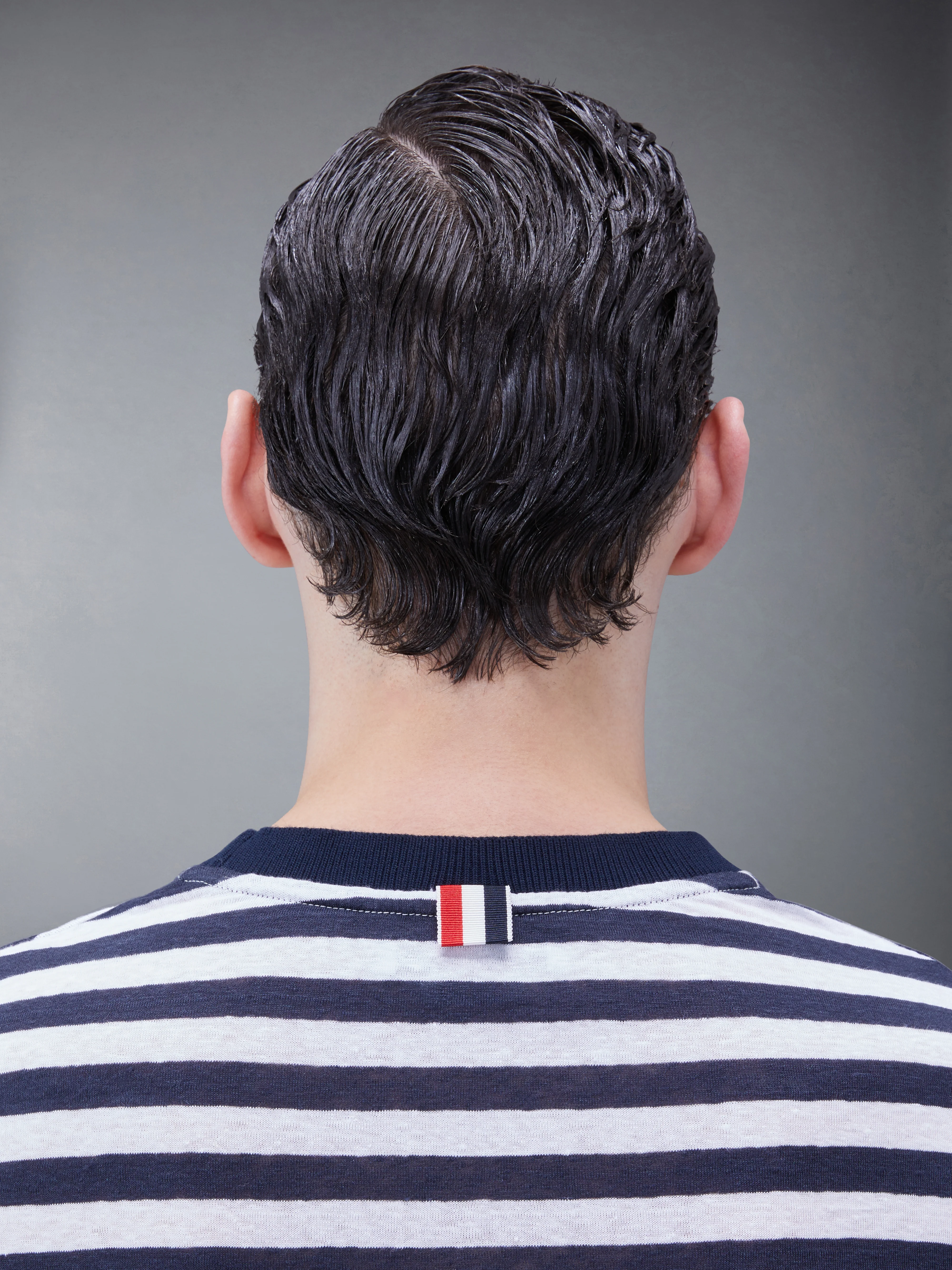 LINEN JERSEY SHORT SLEEVE STRIPED POCKET TEE - Image 6