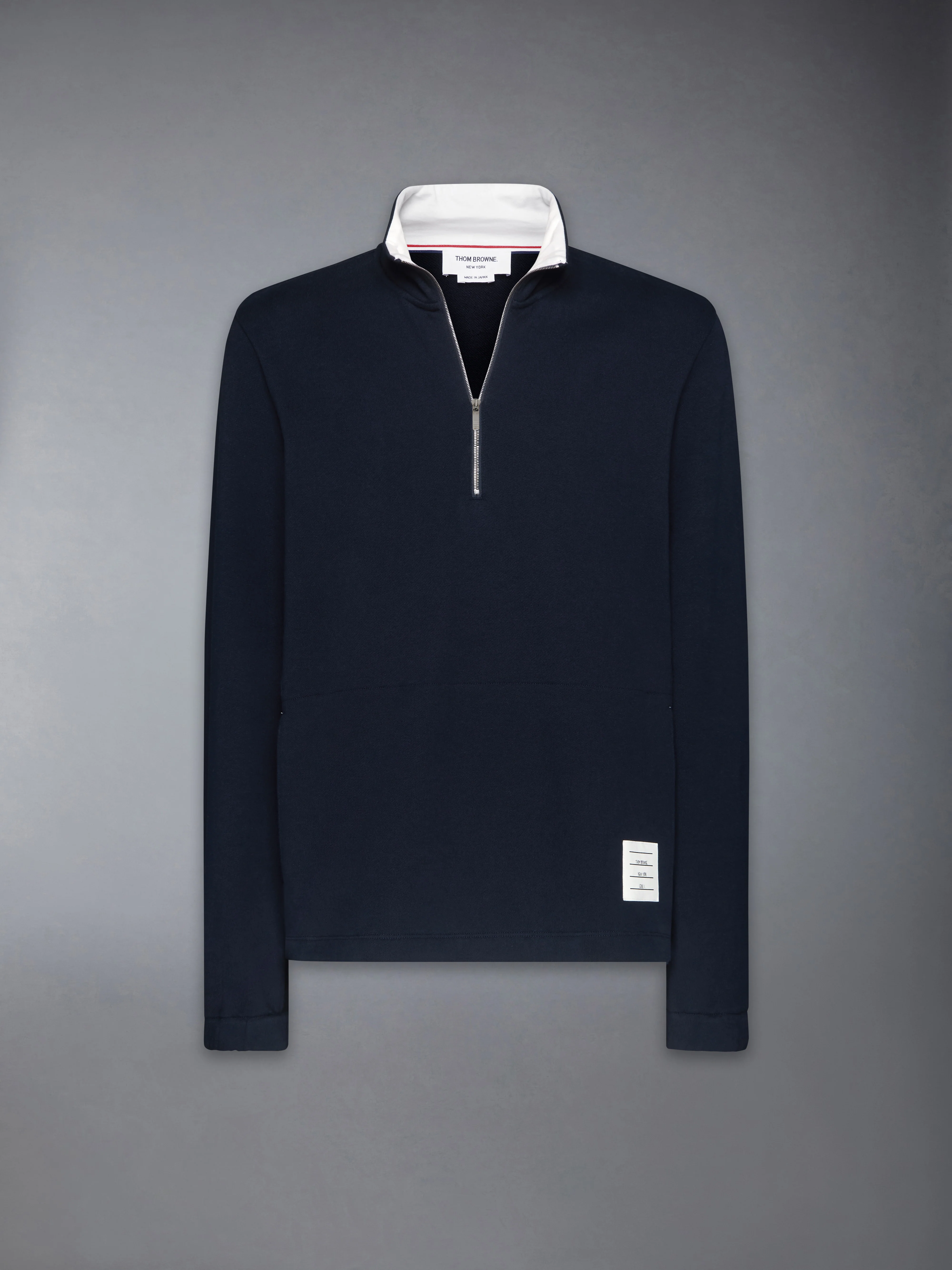 LOOPBACK JERSEY 4-BAR HALF ZIP PULLOVER - Image 6