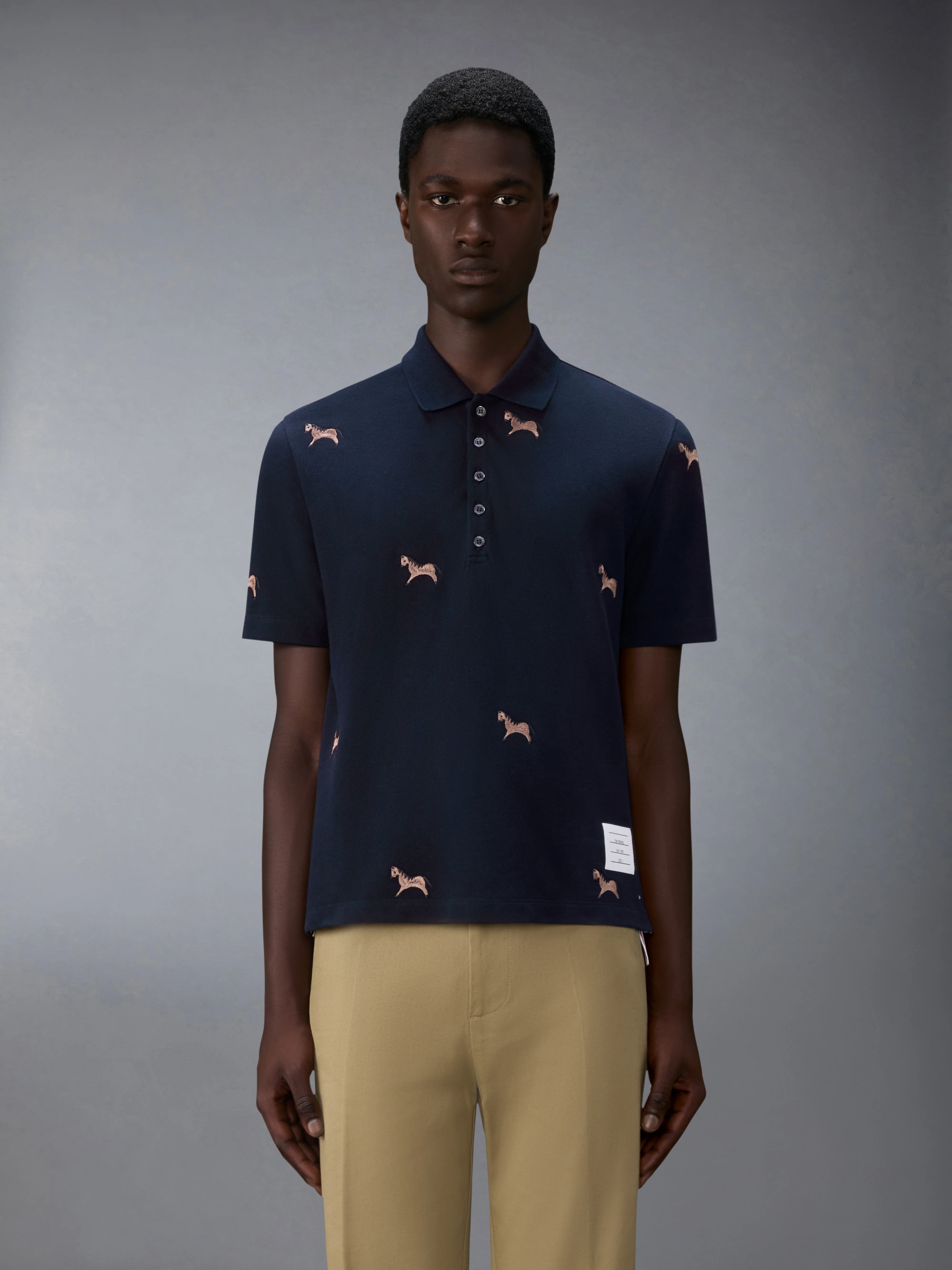 LUNAR NEW YEAR PIQUE HORSE EMBROIDERY POLO