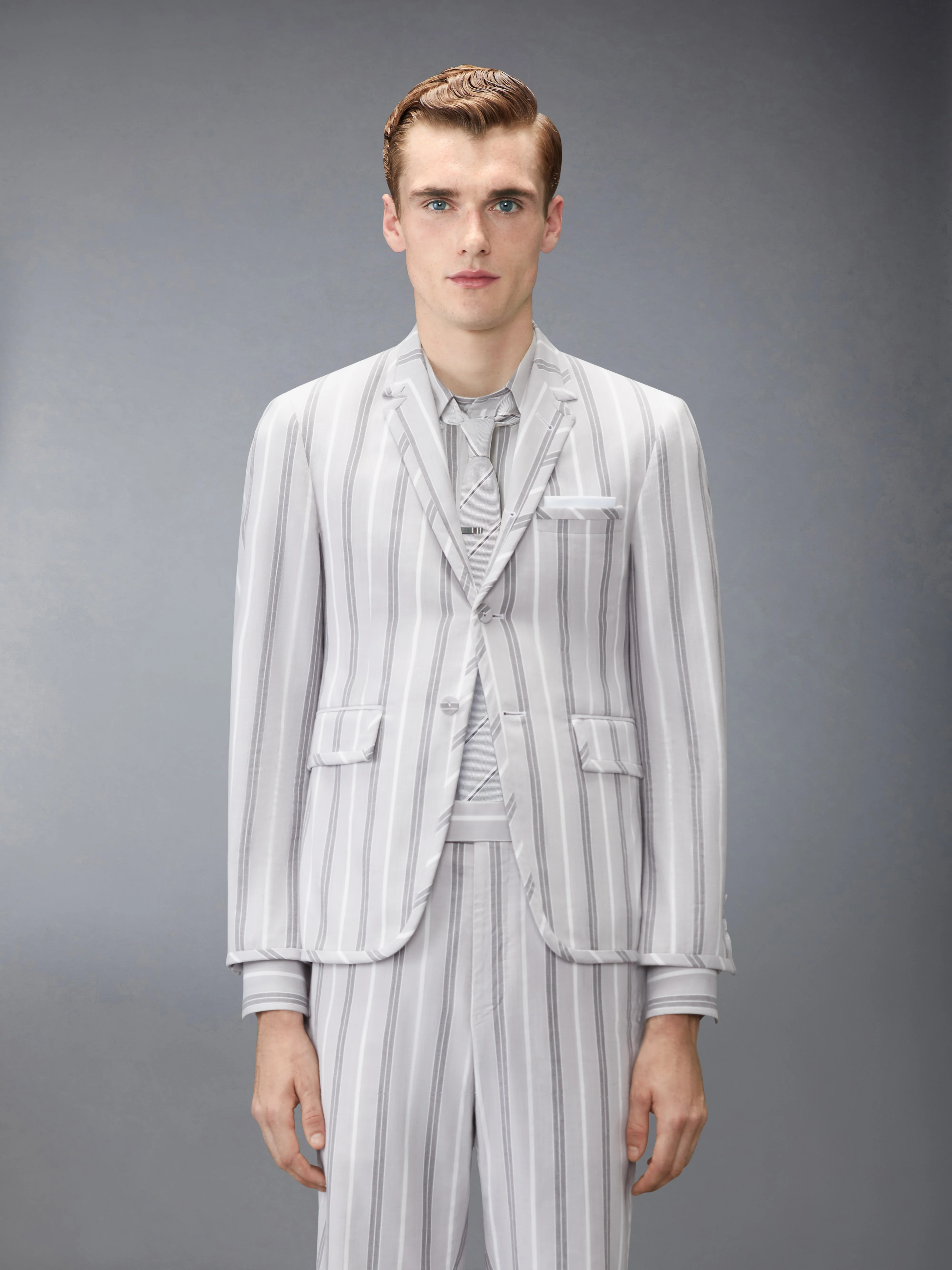 MADRAS COTTON REPP STRIPE SPORTCOAT