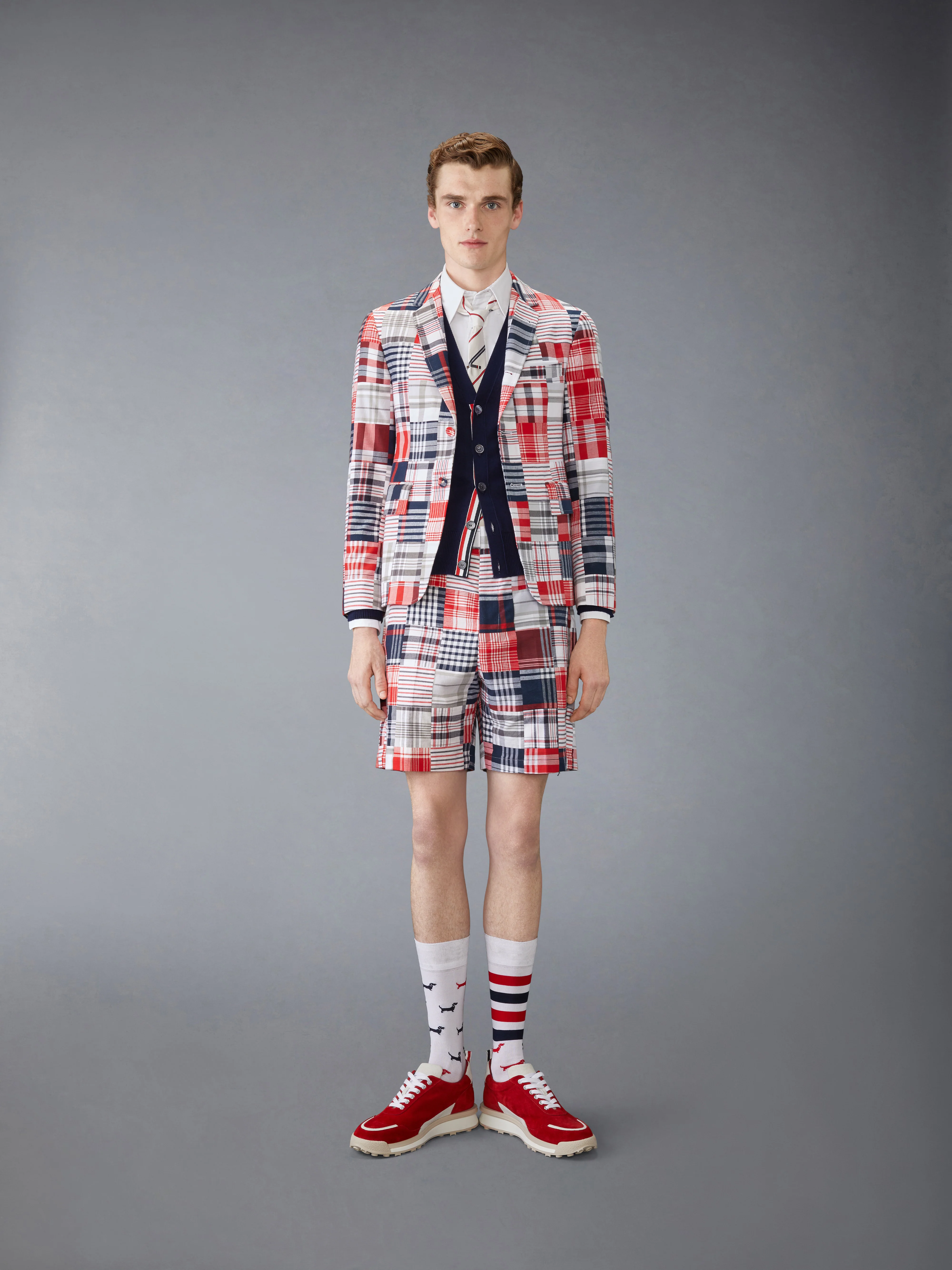 MADRAS PATCHWORK UTILITY CHINO SHORT - Image 3