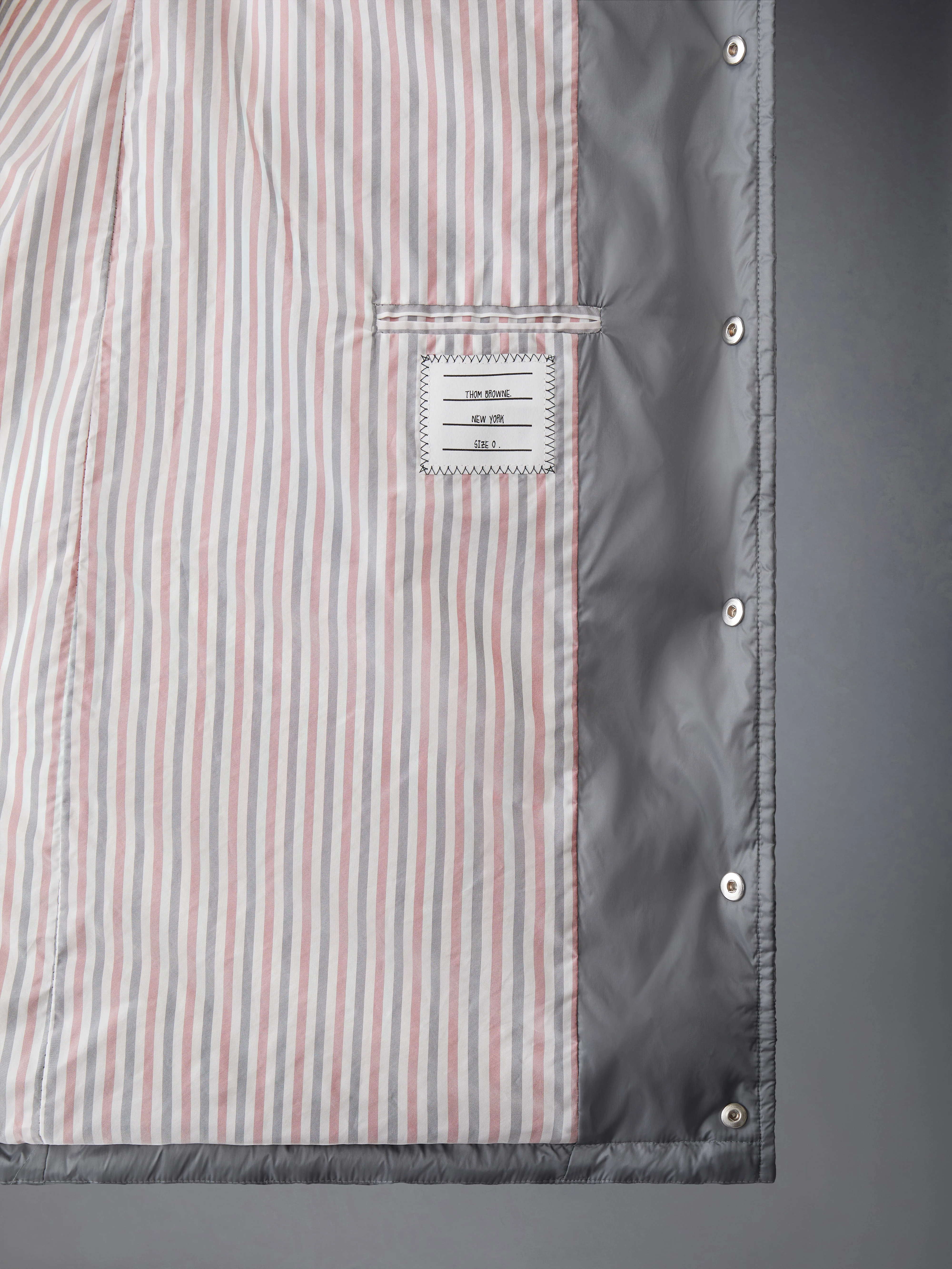 MATTE NYLON 4-BAR DOWN FILLED COAT - Image 7
