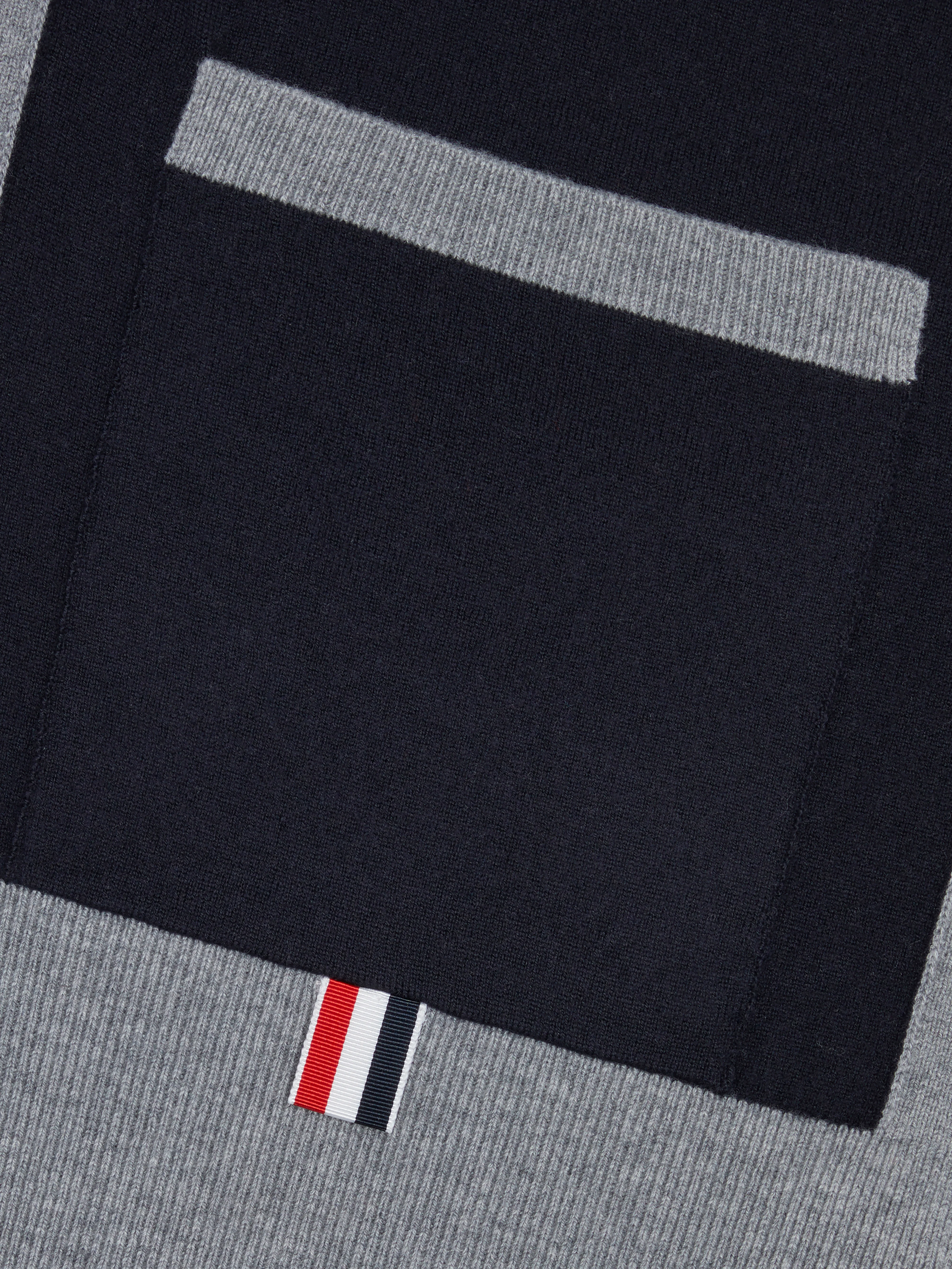 Merino Wool Jersey Framing Paper Label Pocket Scarf - Image 3