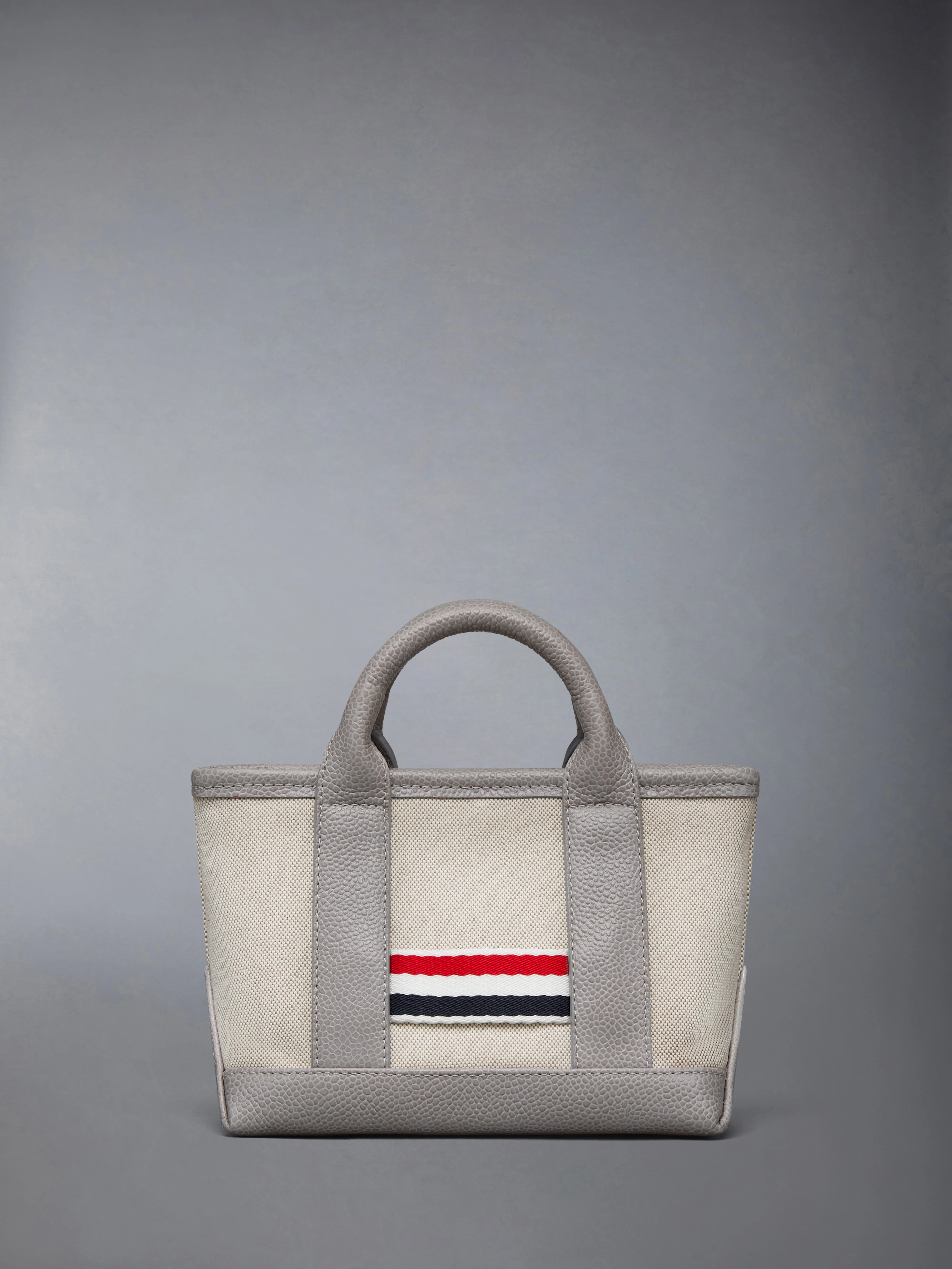 MICRO TOOL TOTE IN SALT AND PEPPER COTTON CANVAS - Image 3