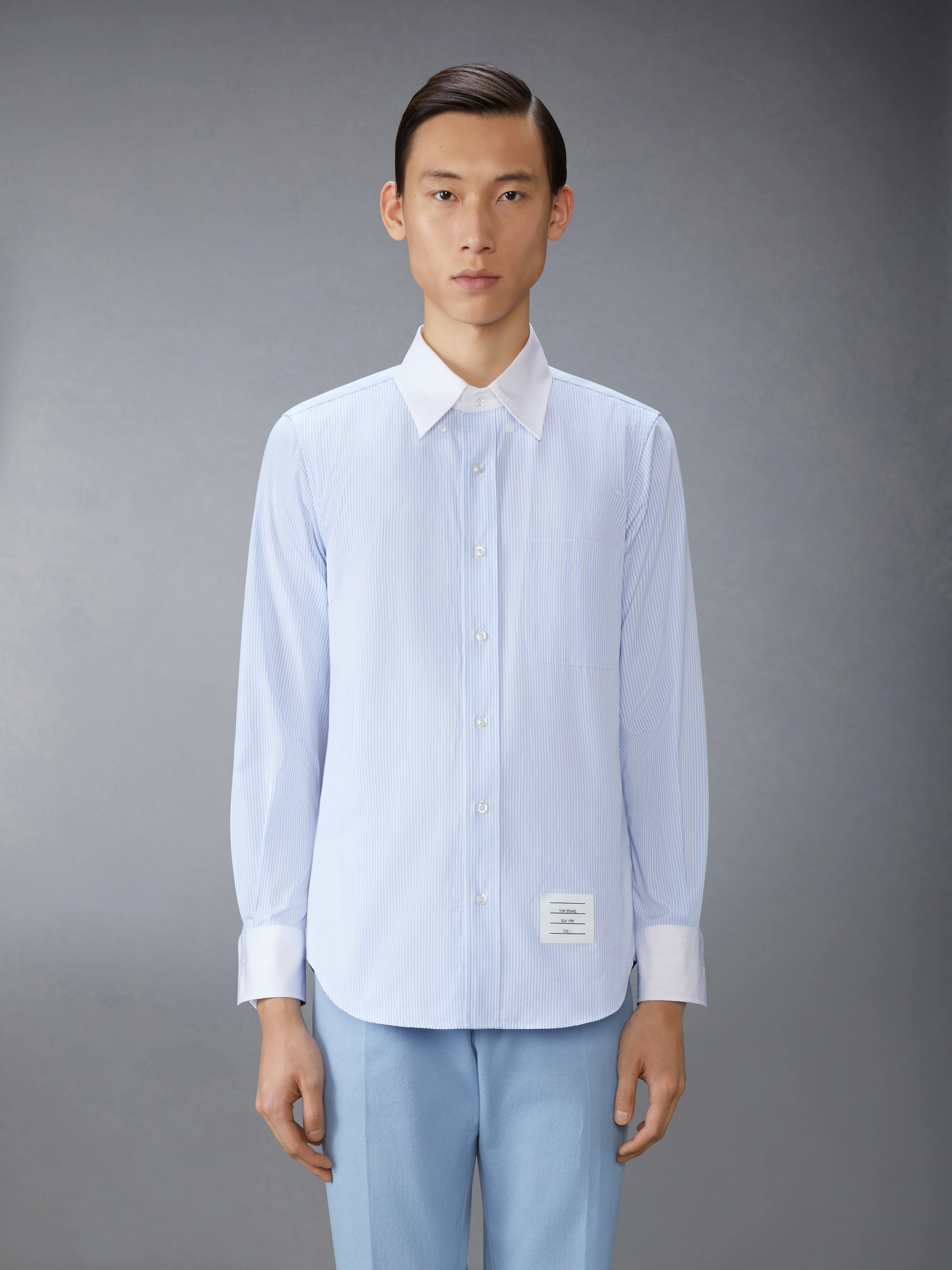 MICRO UNIVERSITY STRIPED POPLIN SHIRT - Image 2