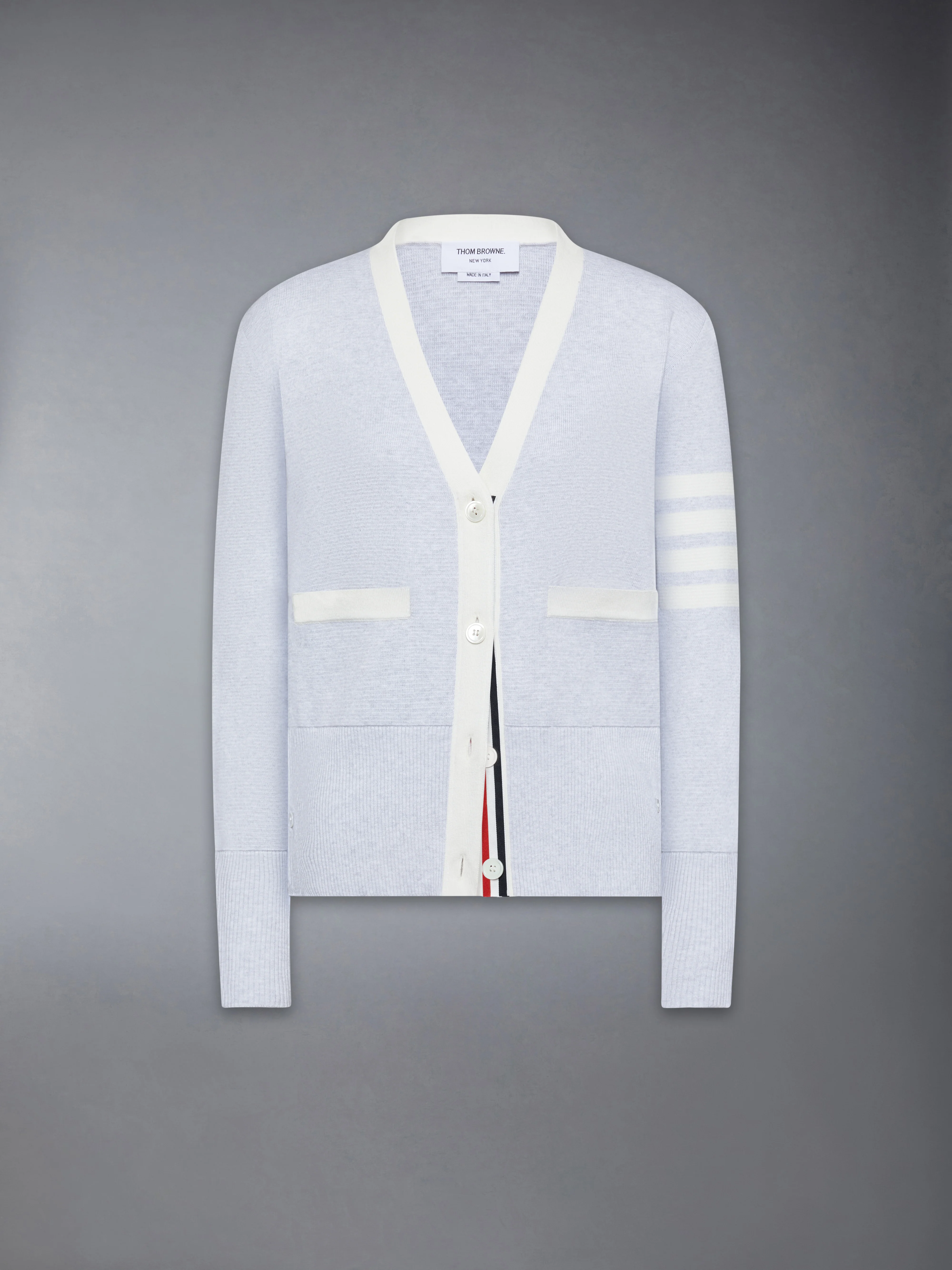 MILANO STITCH COTTON 4-BAR CARDIGAN - Image 6