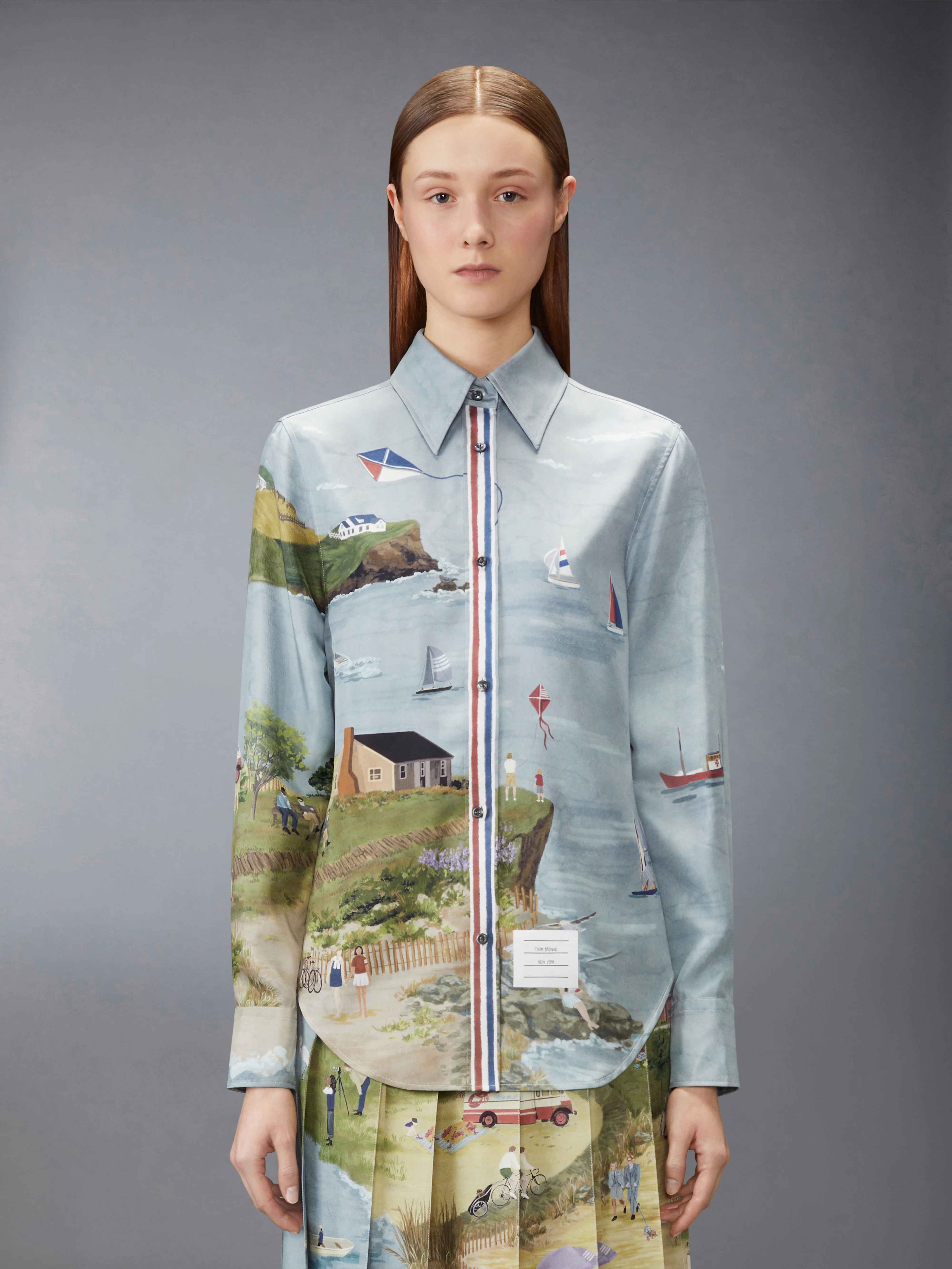 NANTUCKET SCENIC SILK TWILL SHIRT - Image 2