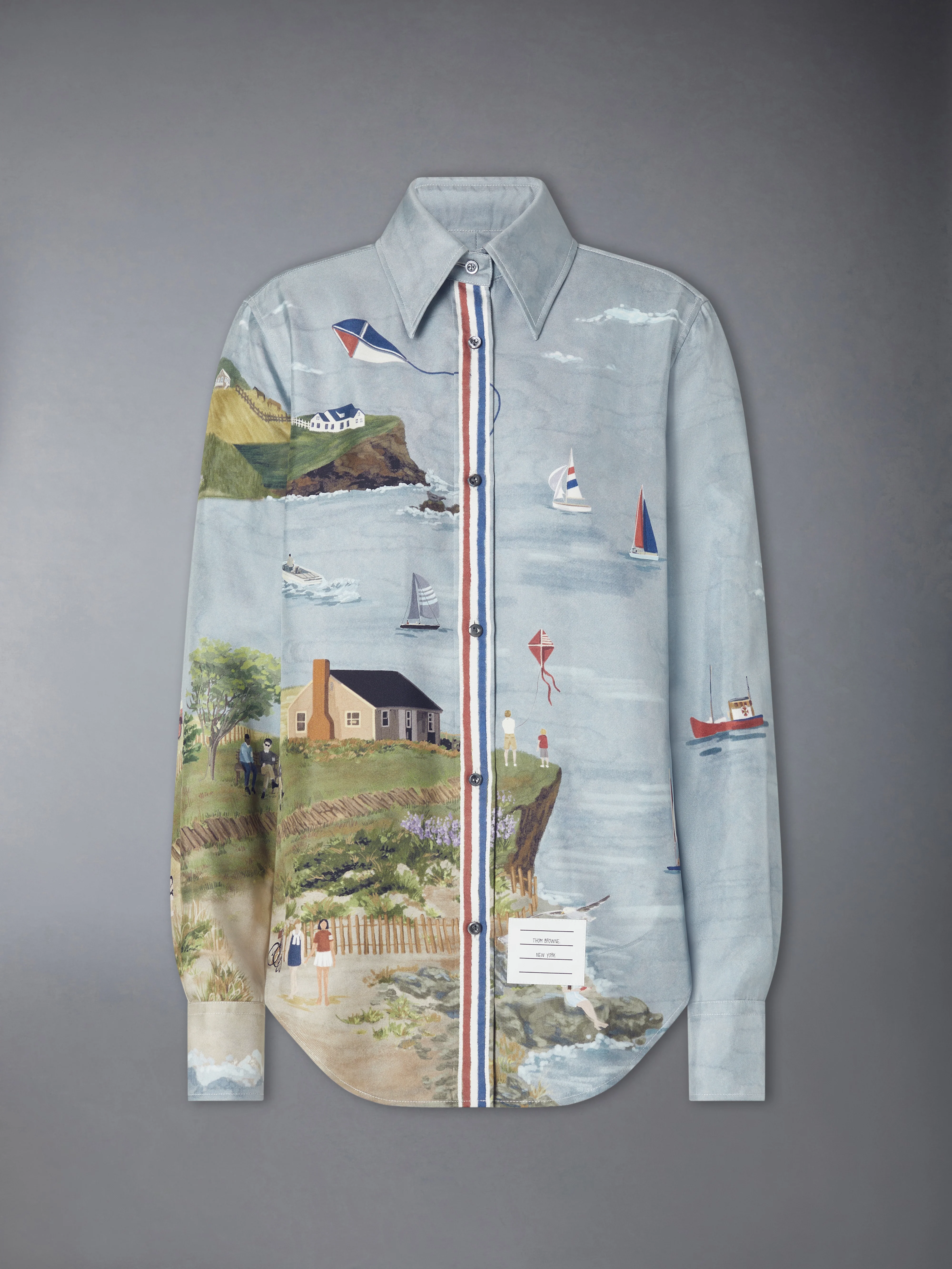 NANTUCKET SCENIC SILK TWILL SHIRT - Image 6