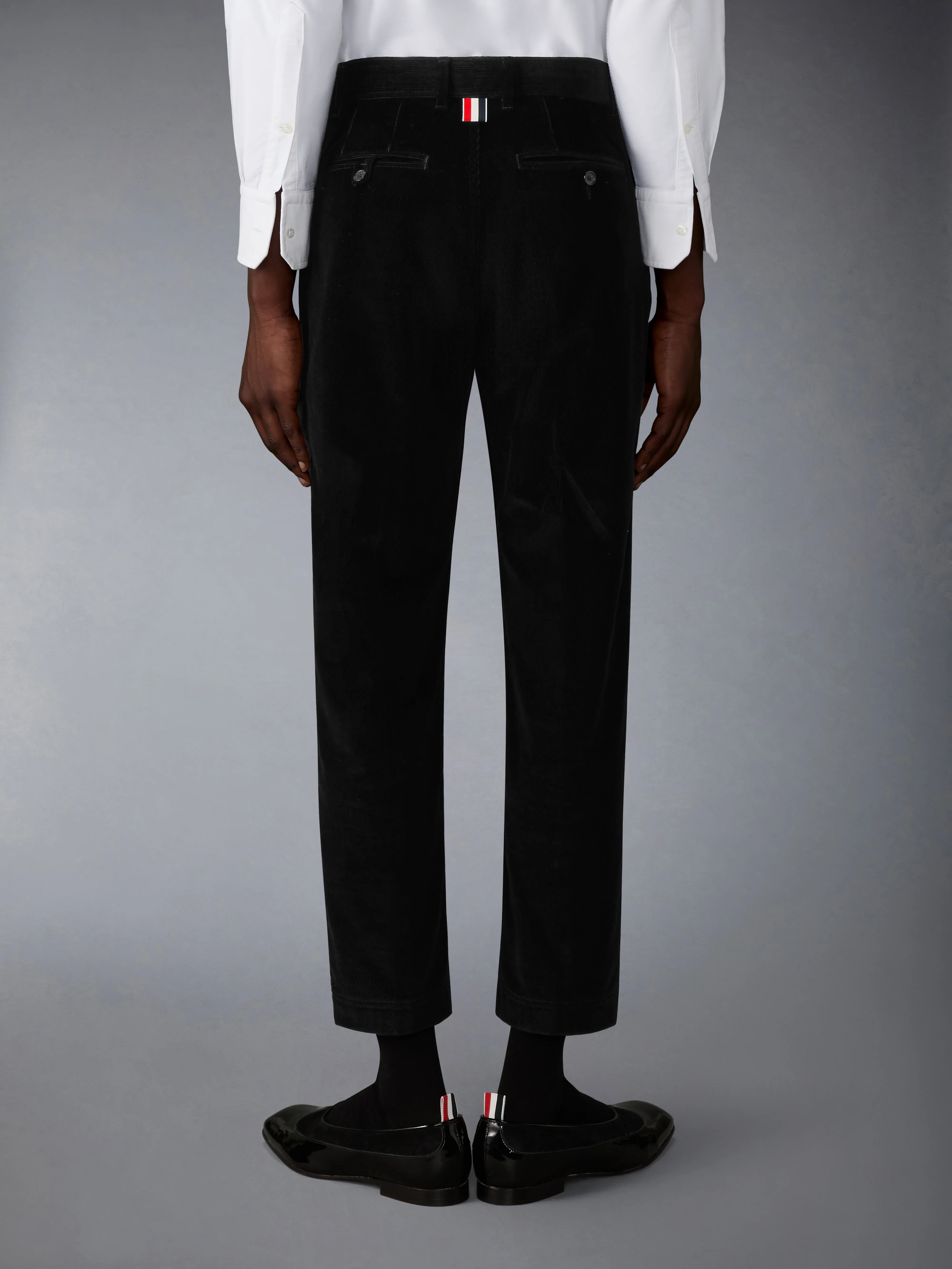 NARROW WALE CORDUROY TAPERED CHINO TROUSER - Image 2