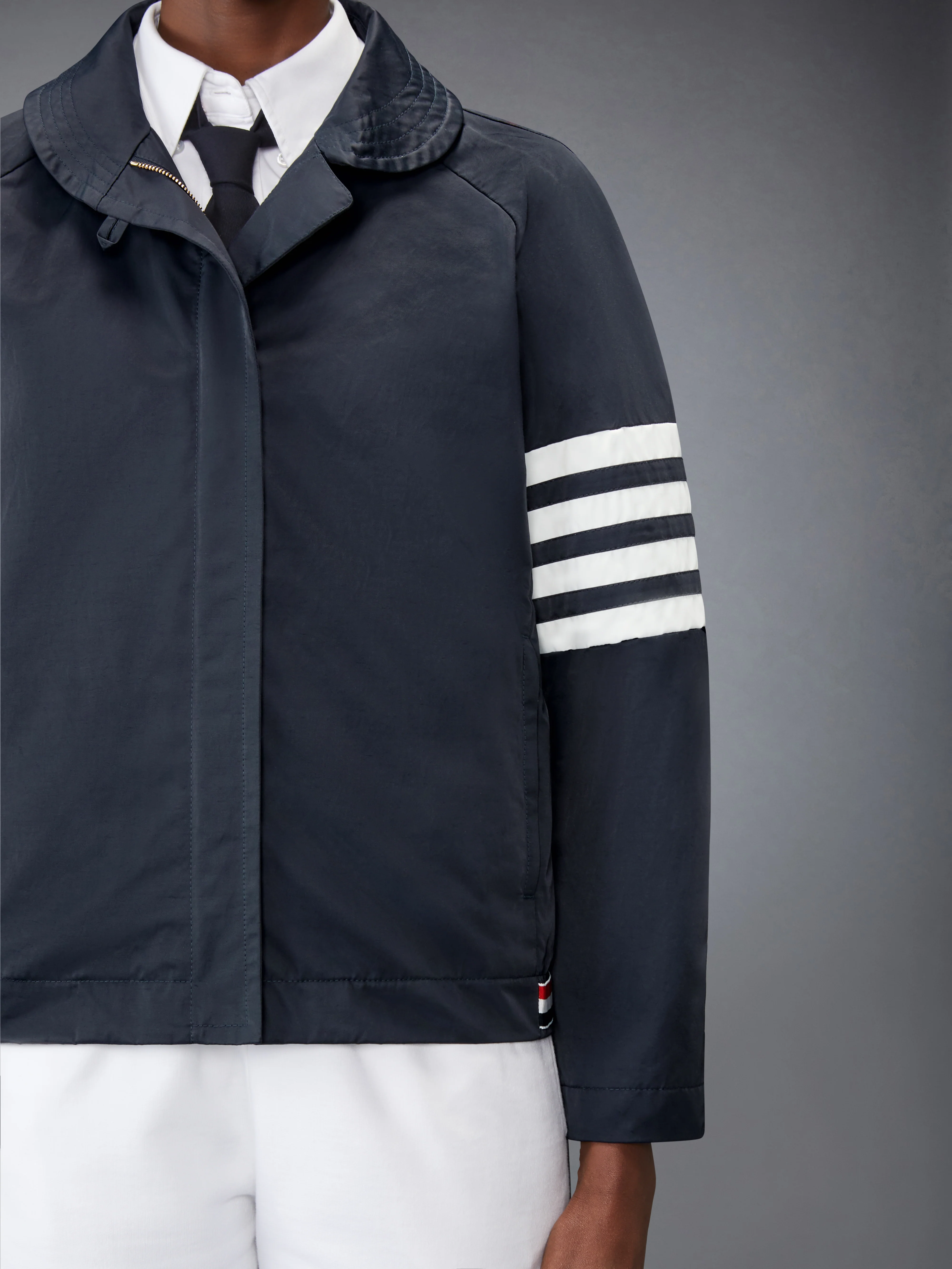 NYLON TECH 4-BAR RAGLAN JACKET - Image 7