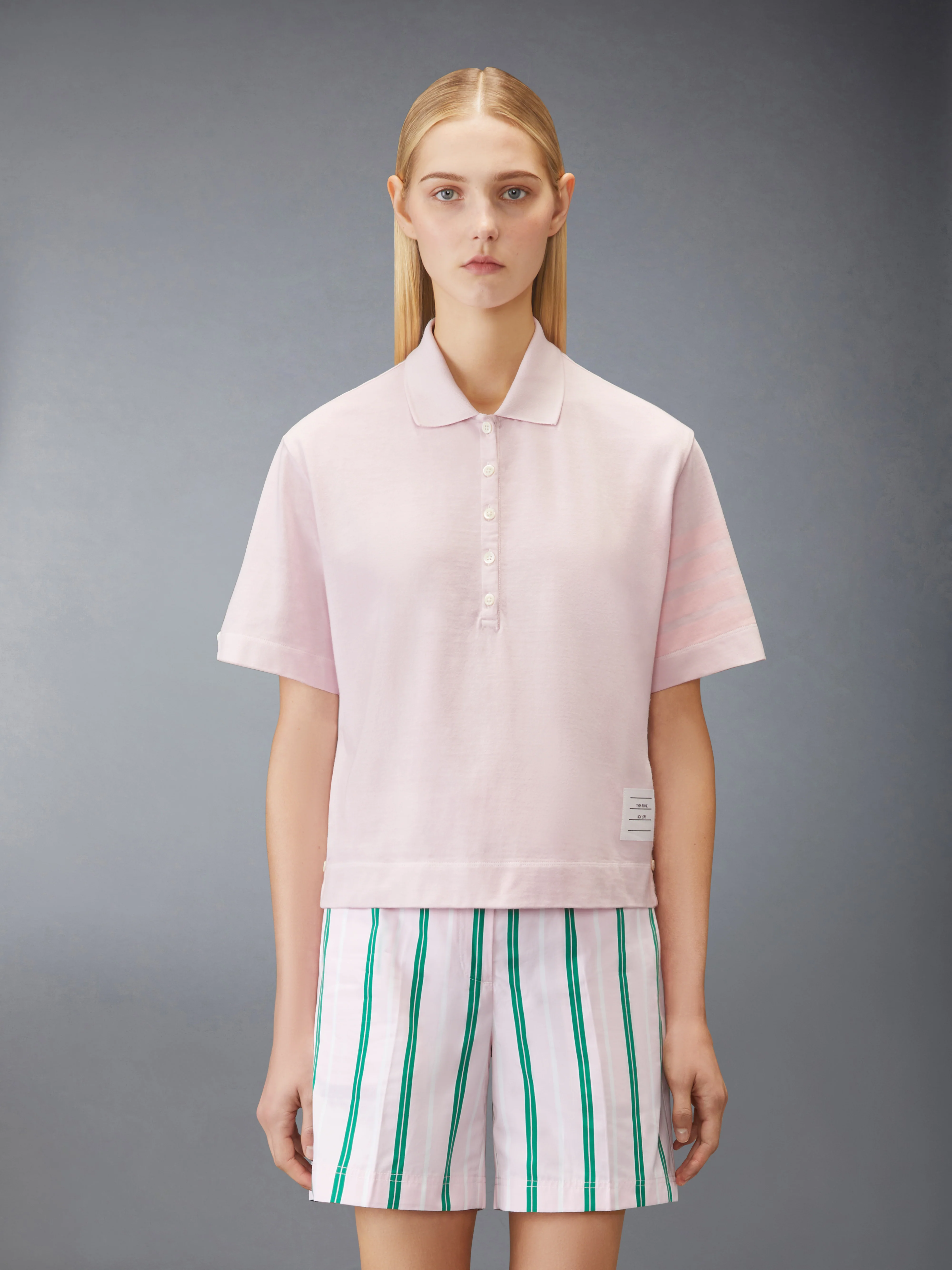 OVERDYED 4-BAR JERSEY POLO