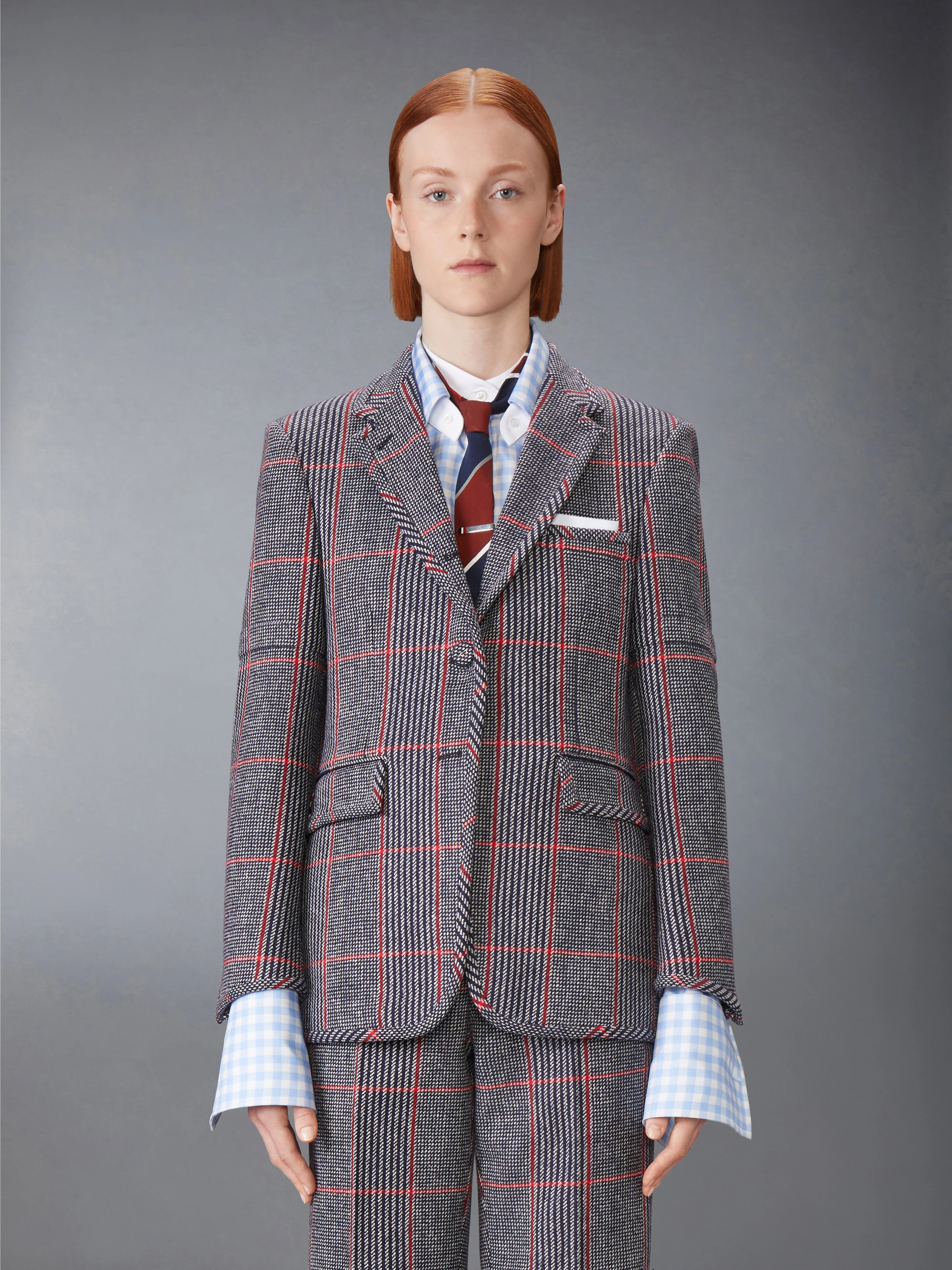 OVERSIZED CHECK HUNTING TWEED ARMBAND SPORTCOAT