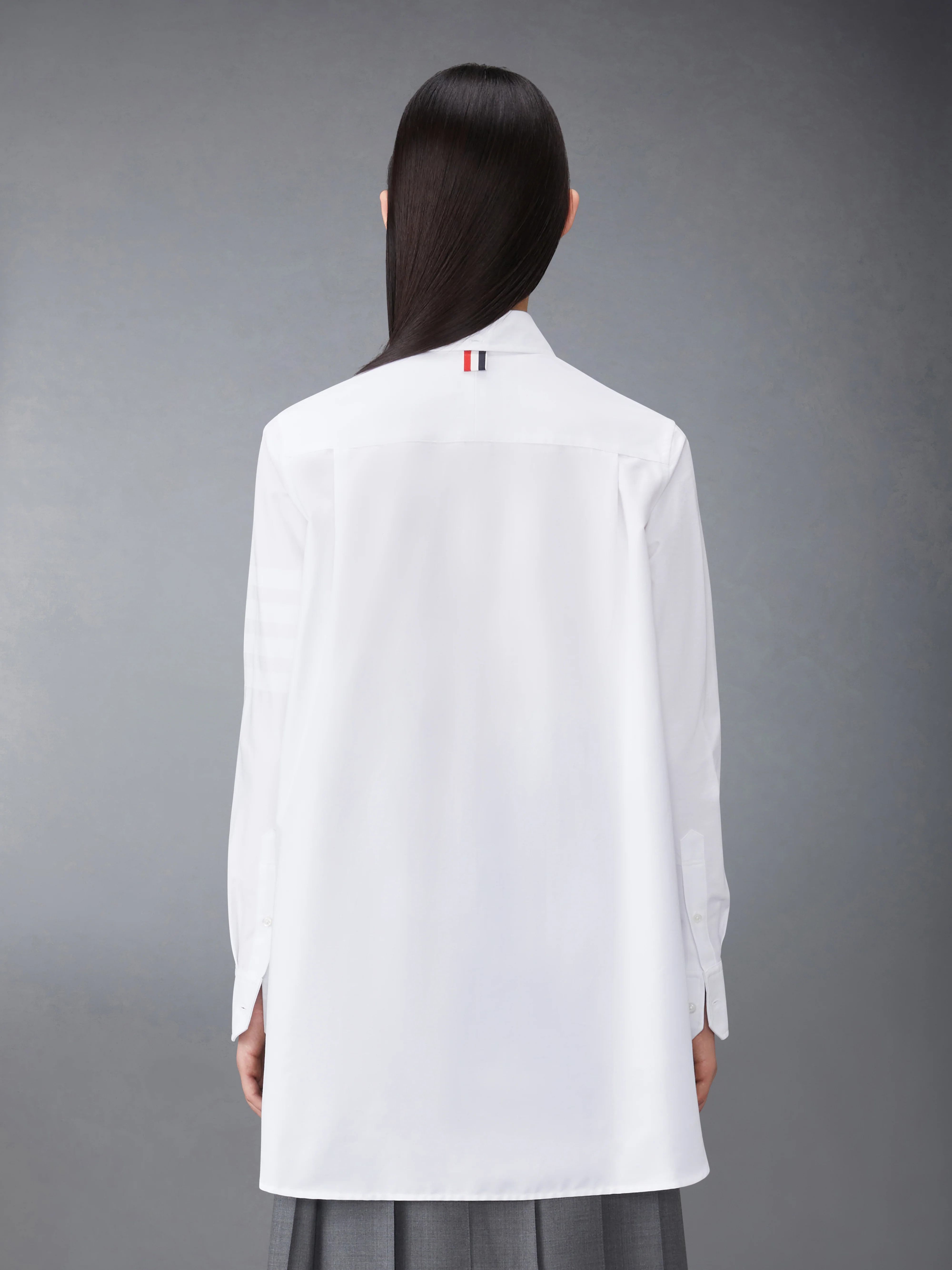 OXFORD 4-BAR BOW TIE BLOUSON - Image 3