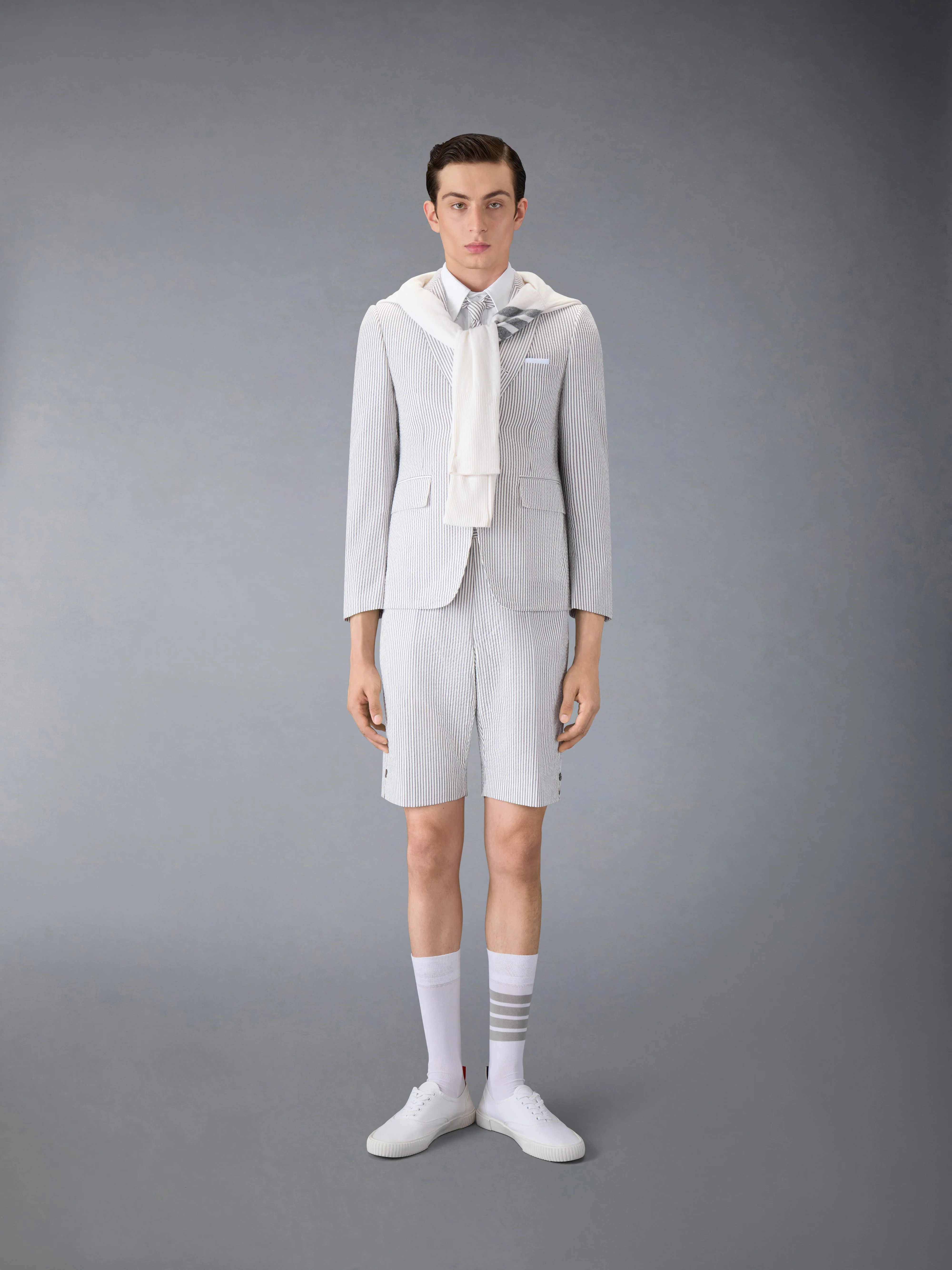 OXFORD GROSGRAIN PLACKET SHORT SLEEVE SHIRT - Image 5
