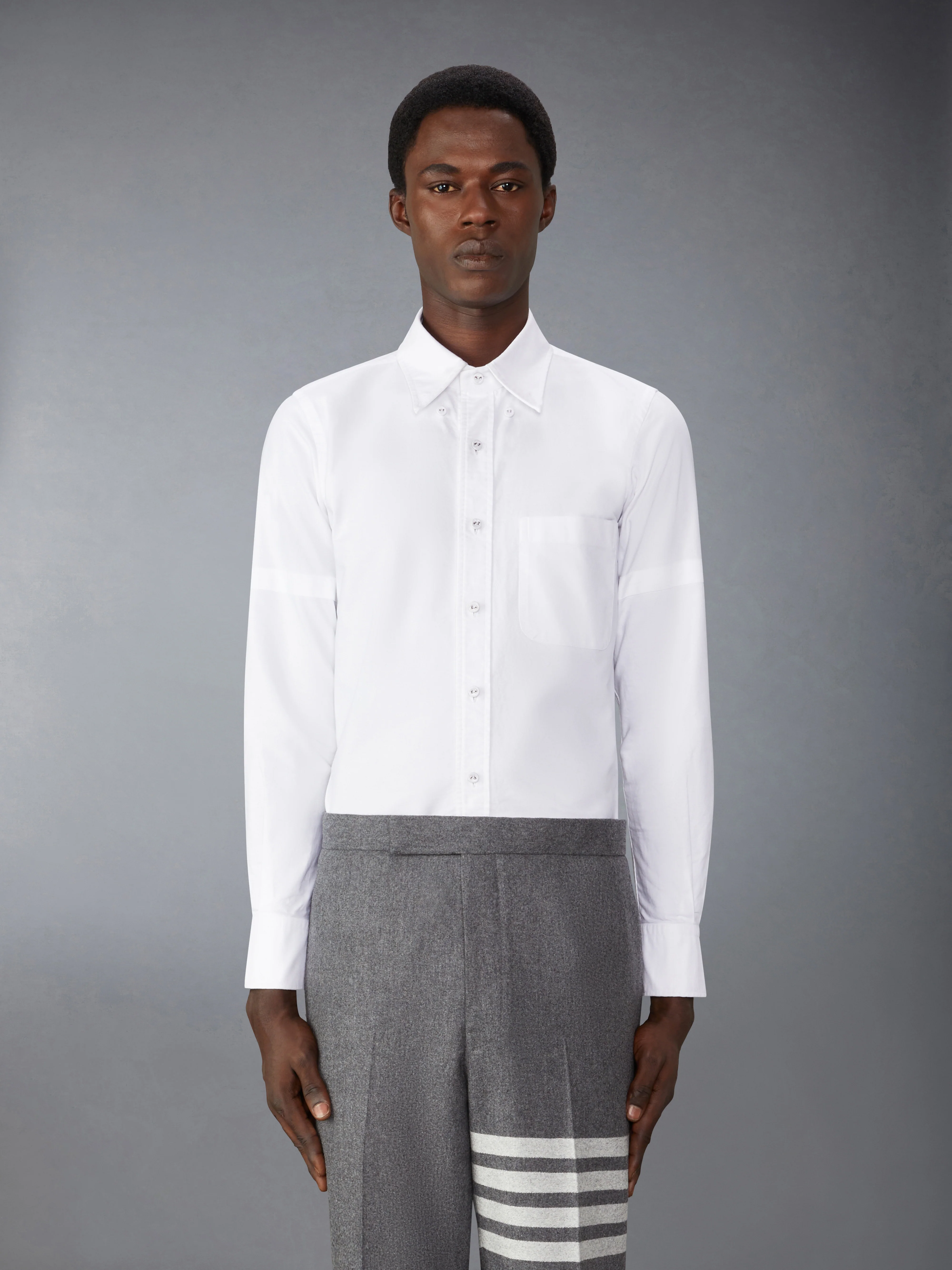 OXFORD SELF ARMBAND SHIRT