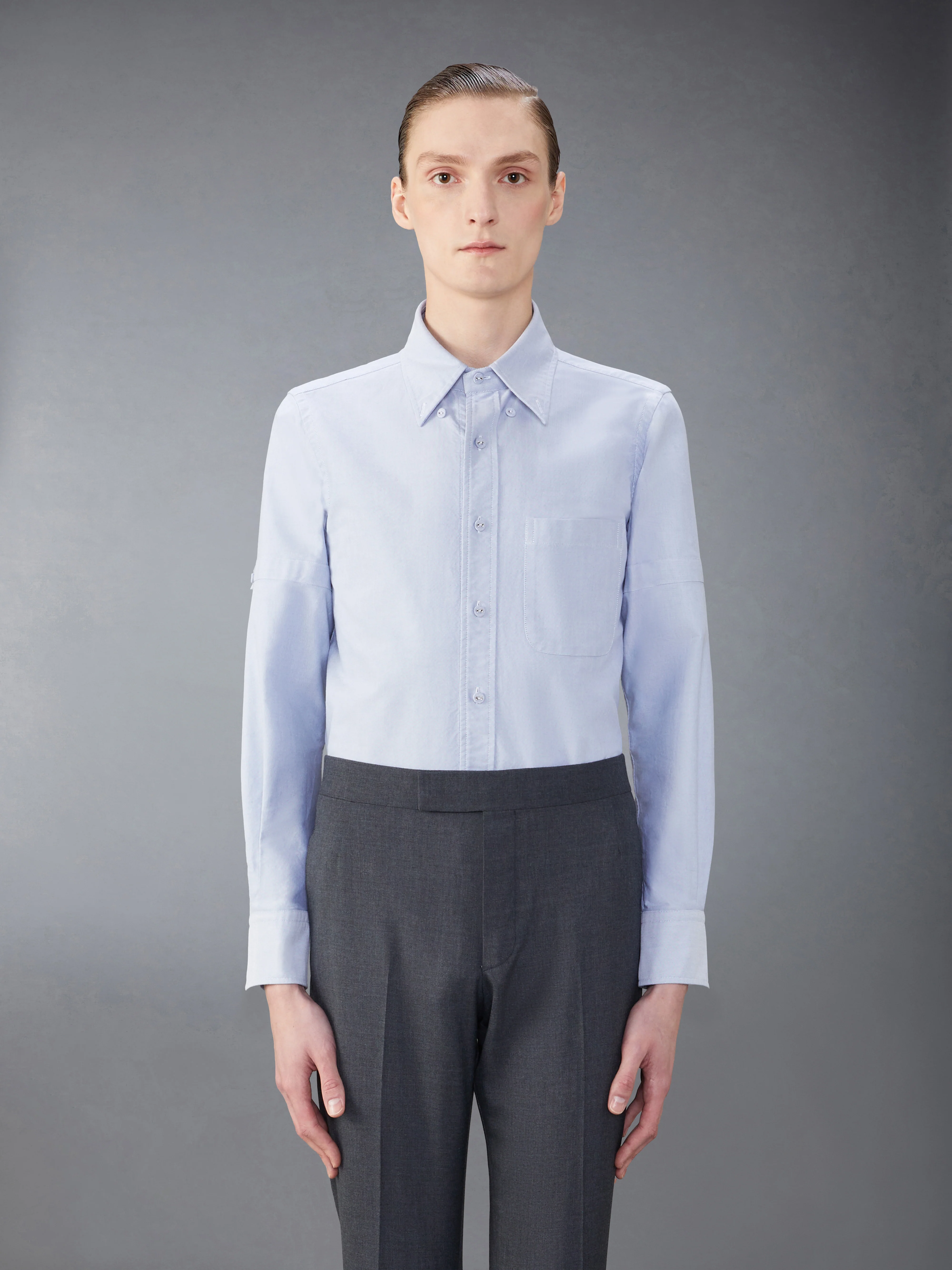OXFORD SELF ARMBAND SHIRT