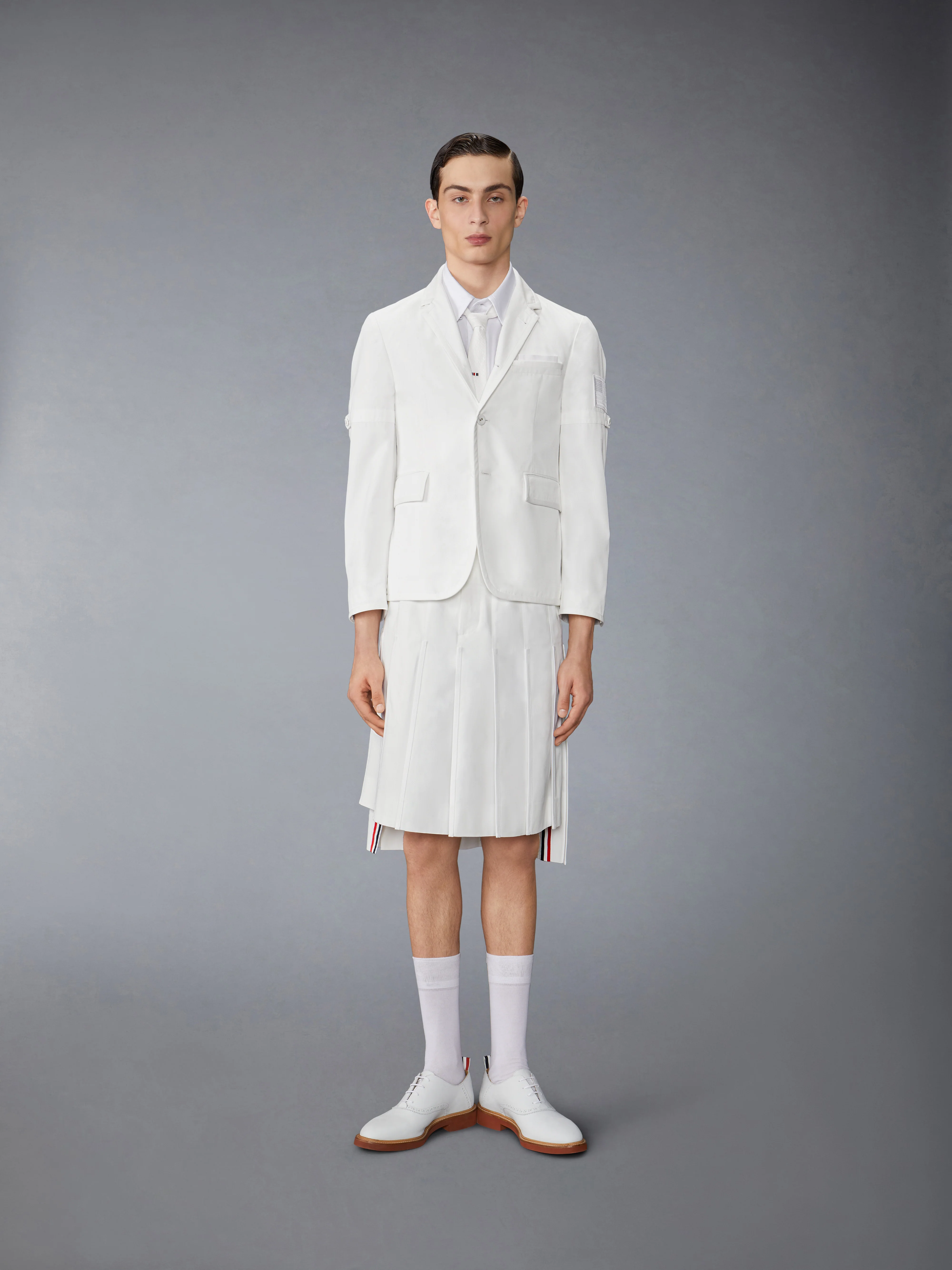 OXFORD SELF TIPPING AND FLAG PATCH SHIRT - Image 5