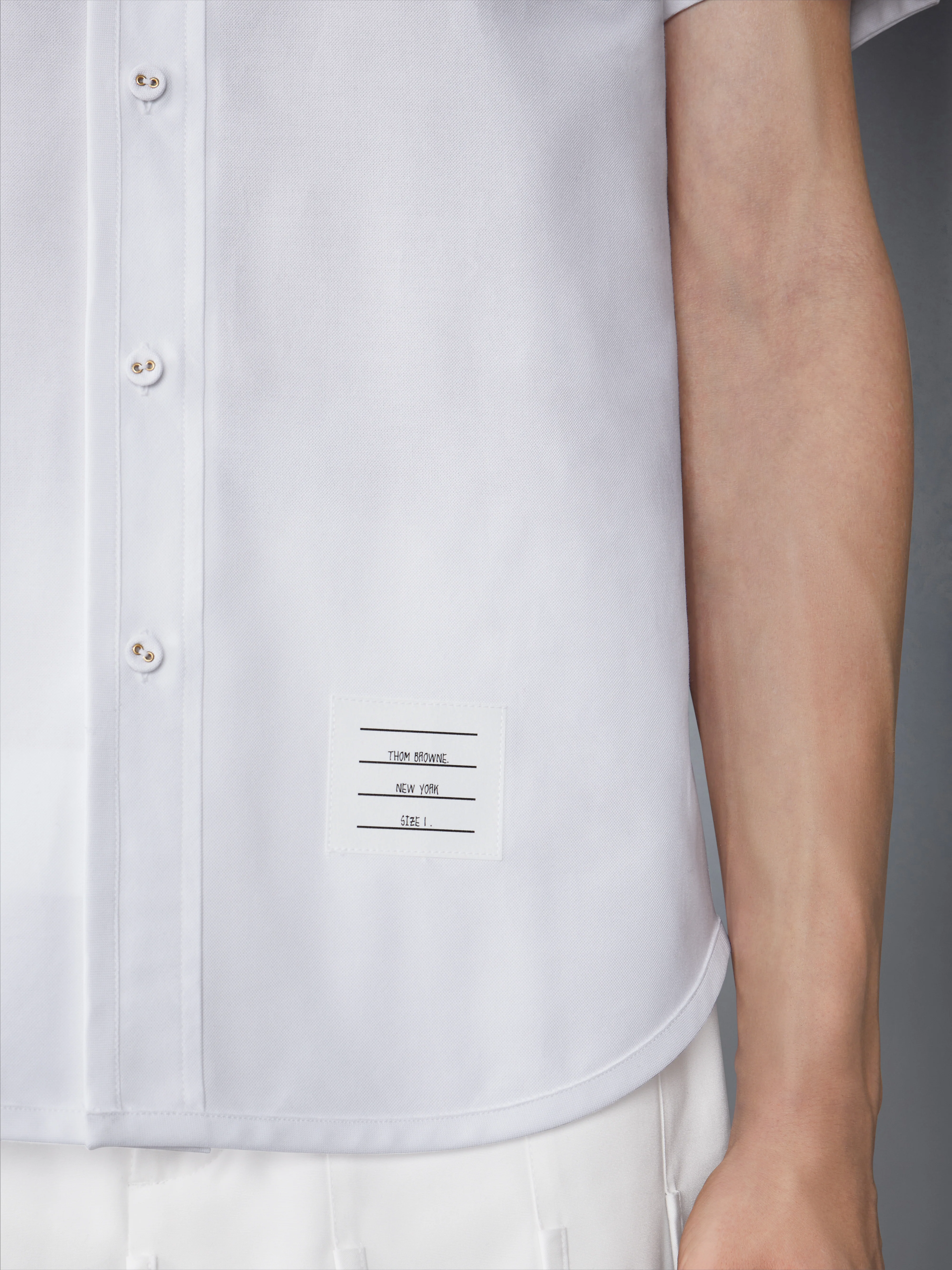 OXFORD SELF TIPPING AND FLAG PATCH SHIRT - Image 6