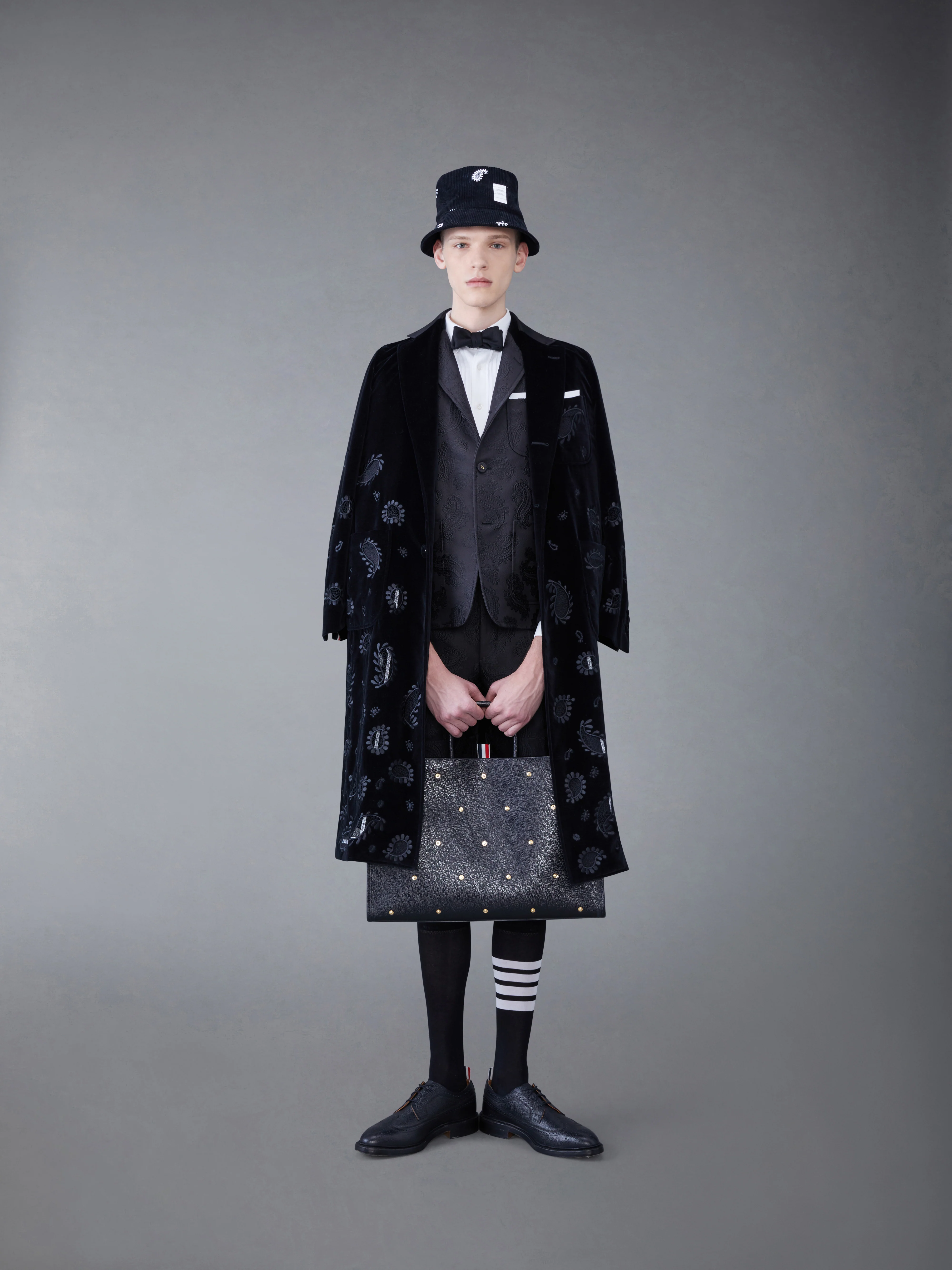 Paisley Jacquard Sack Sport Coat - Image 4
