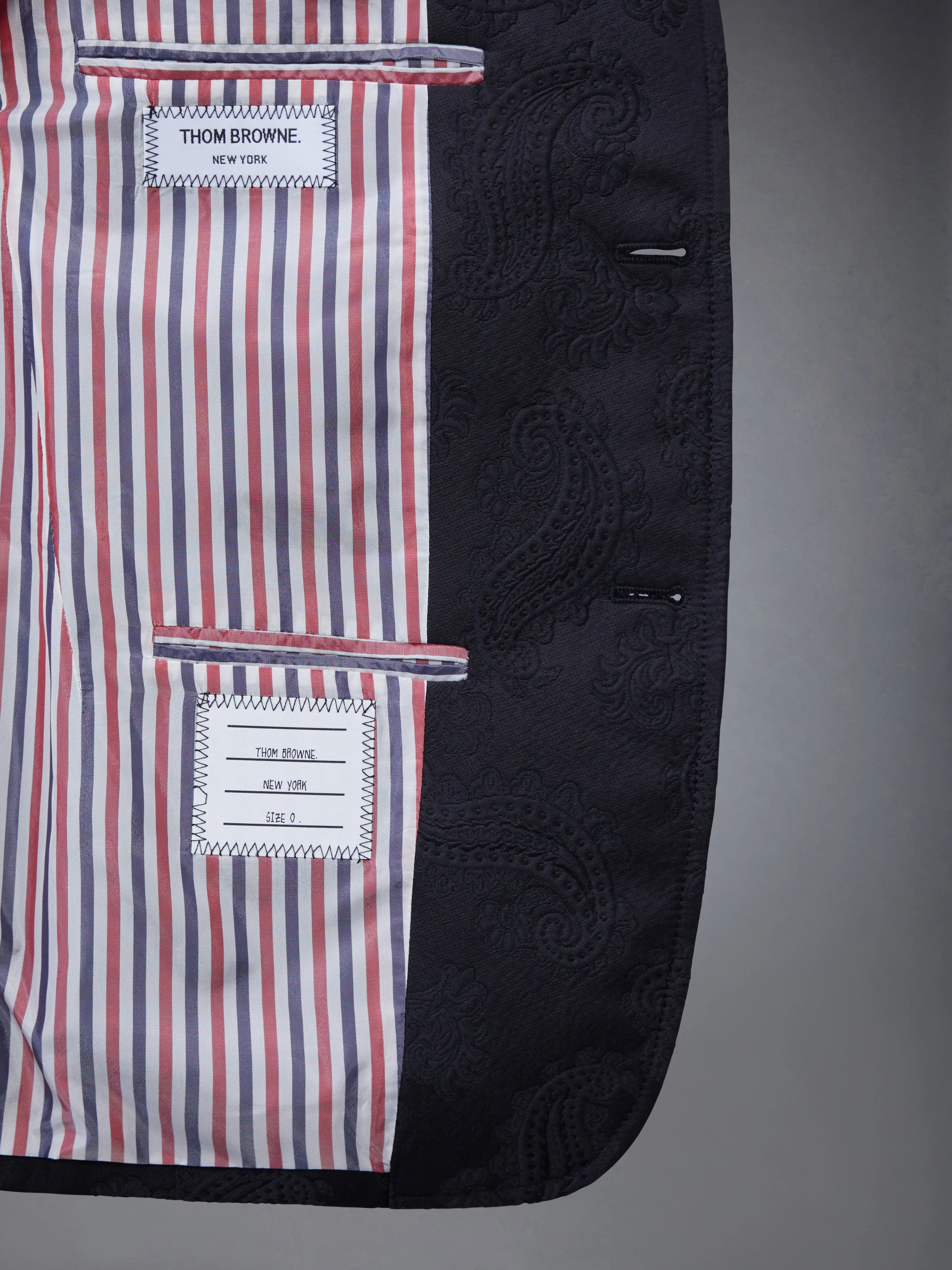 Paisley Jacquard Sack Sport Coat - Image 5