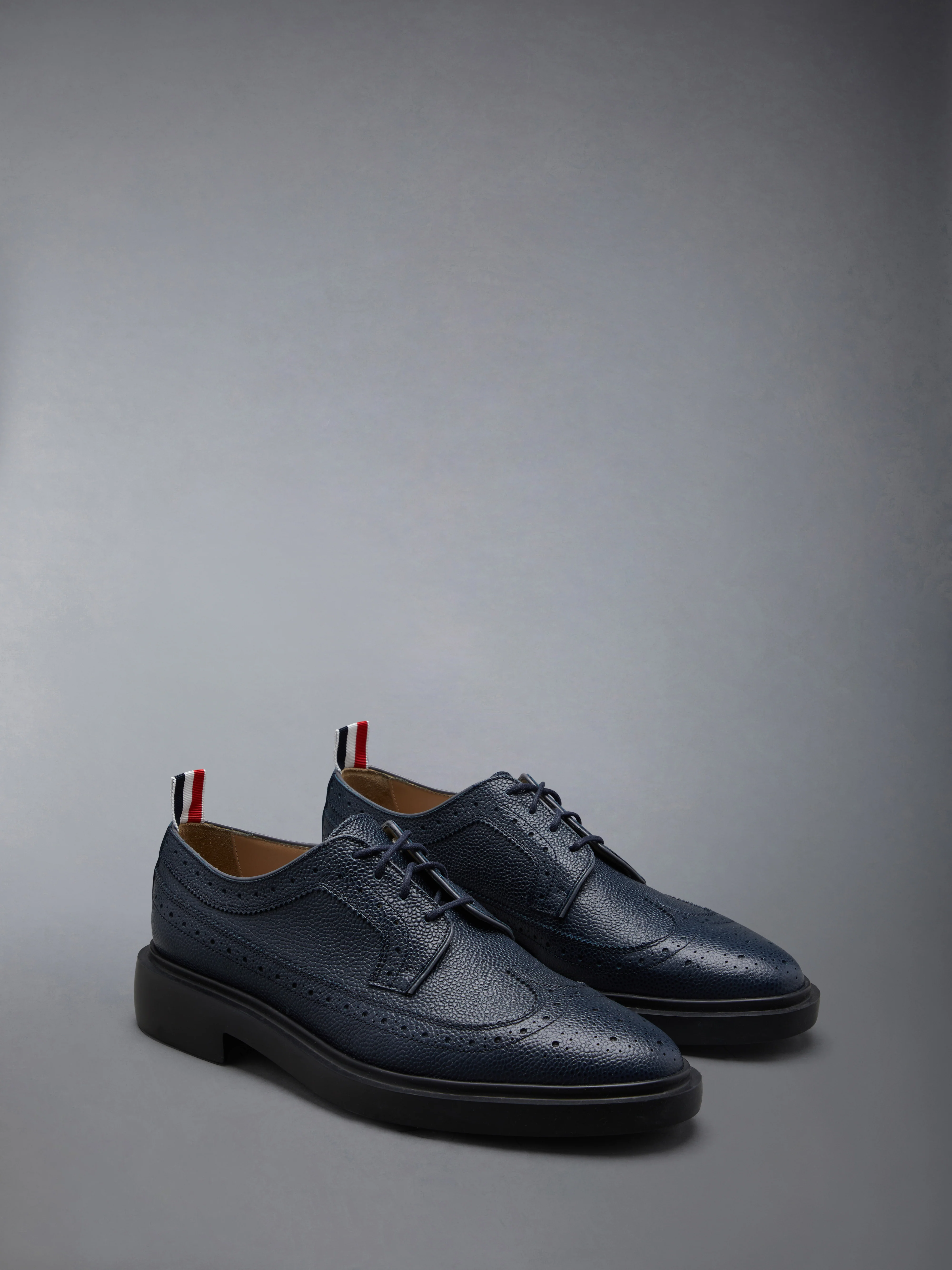 PEBBLE GRAIN LIGHTWEIGHT RUBBER SOLE CLASSIC LONGWING BROGUES - Image 2