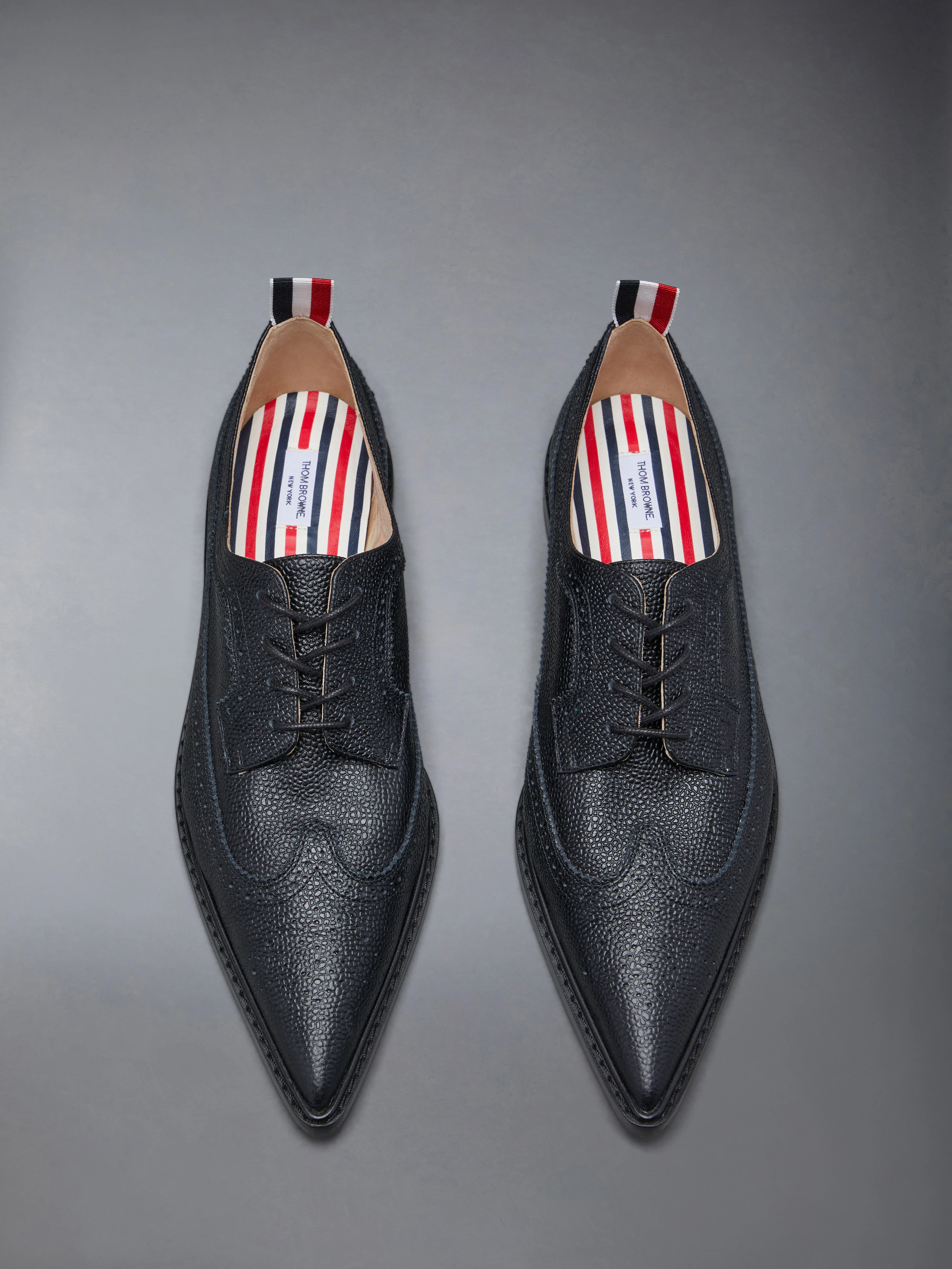 PEBBLE GRAIN LONGWING POINTED BROGUE - Image 5