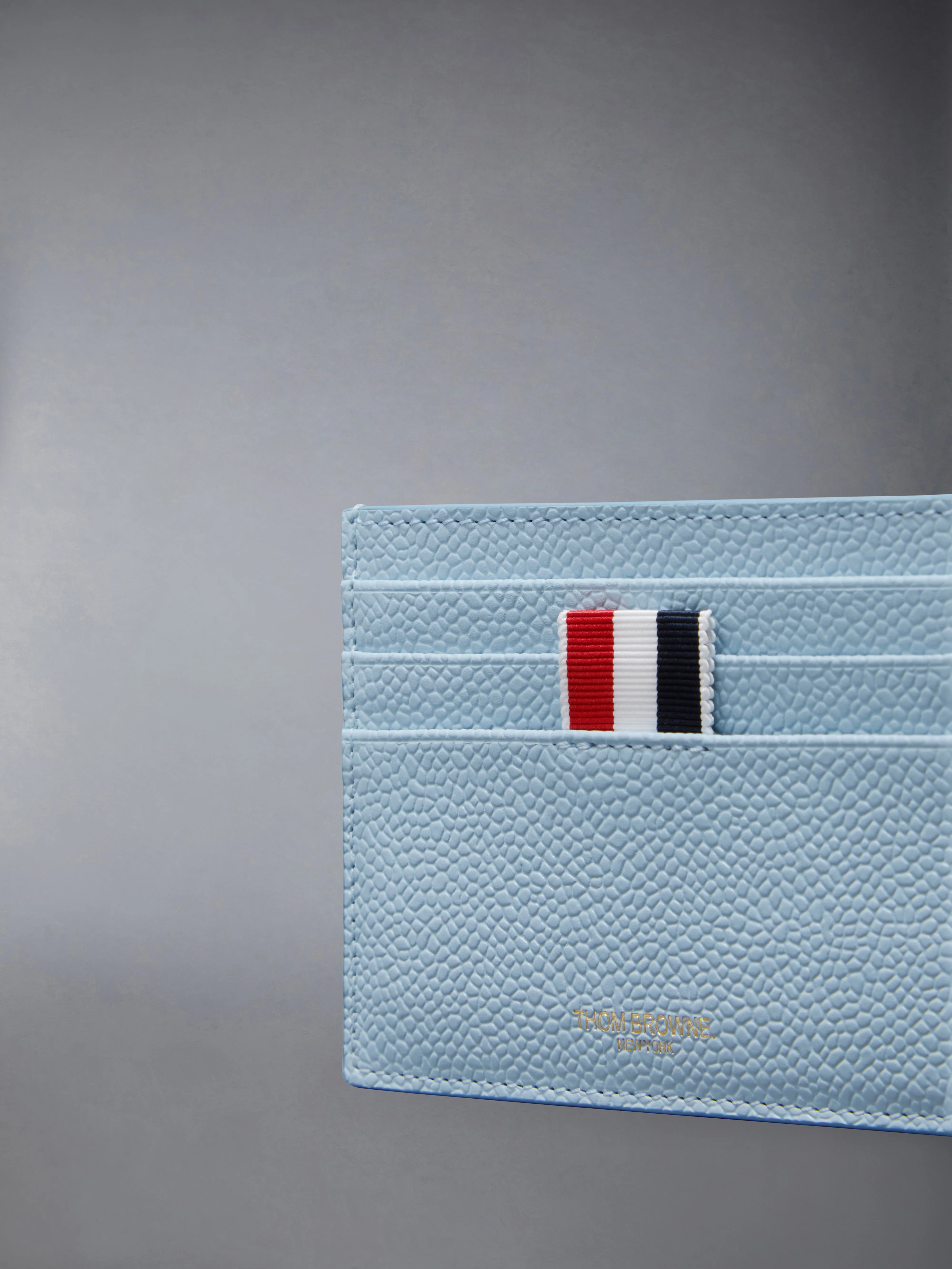 PEBBLE GRAIN NOTE COMPARTMENT CARD HOLDER - Image 4