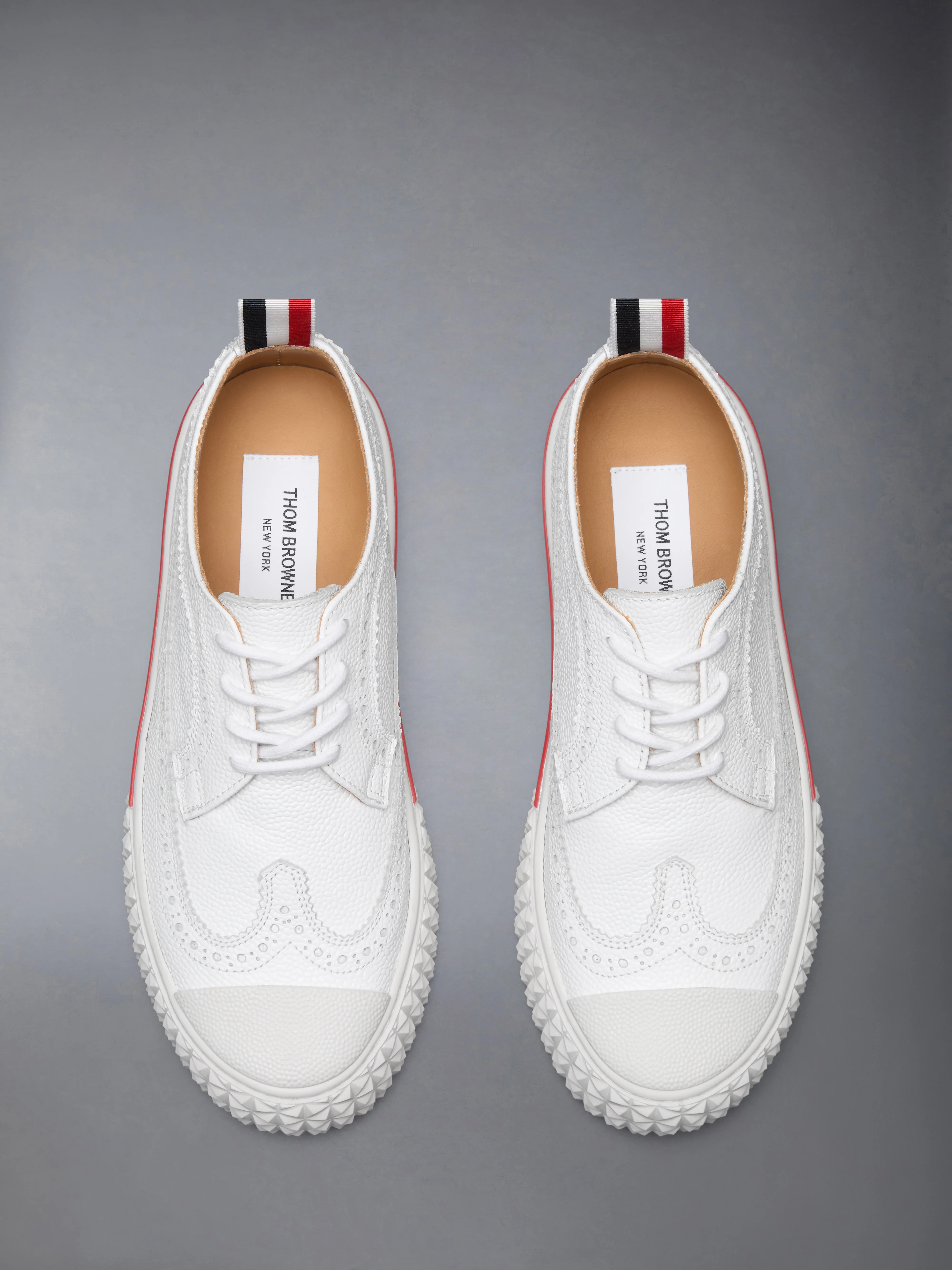 PEBBLE GRAIN TREAD SOLE LONGWING COLLEGIATE SNEAKERS - Image 5