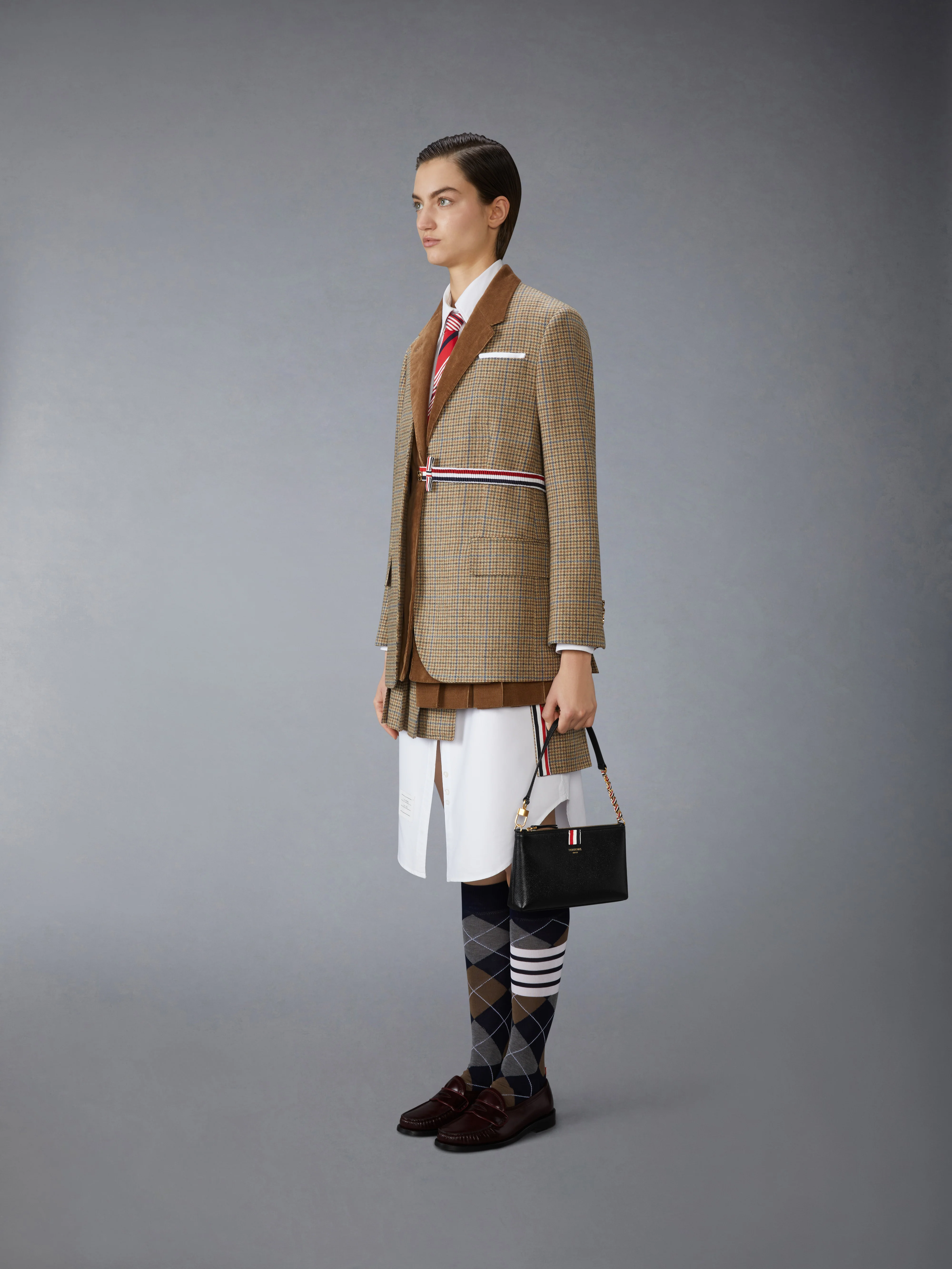 PEBBLE GRAIN ZIPPED MINI BAG - Image 4