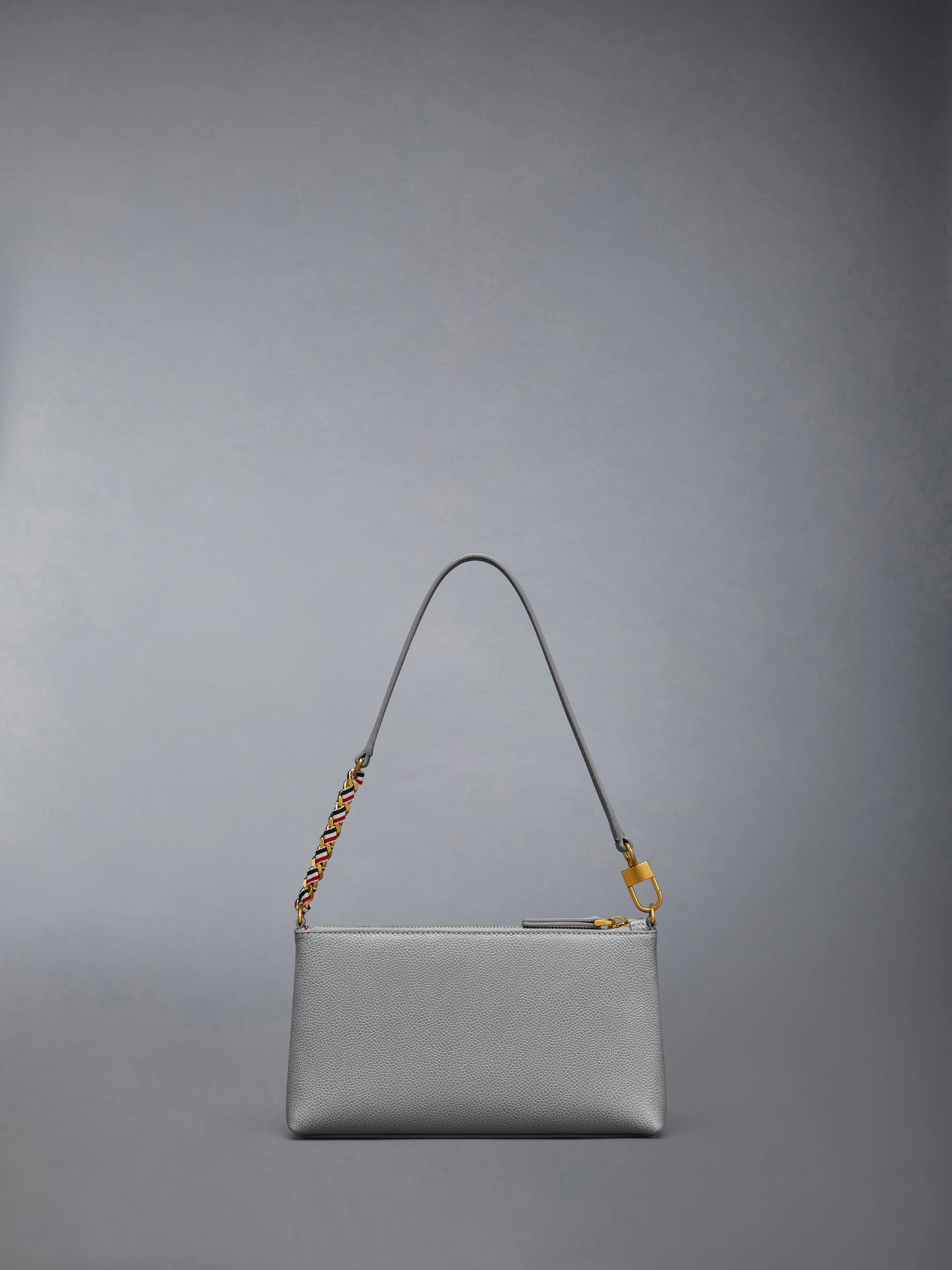PEBBLE GRAIN ZIPPED MINI BAG - Image 3