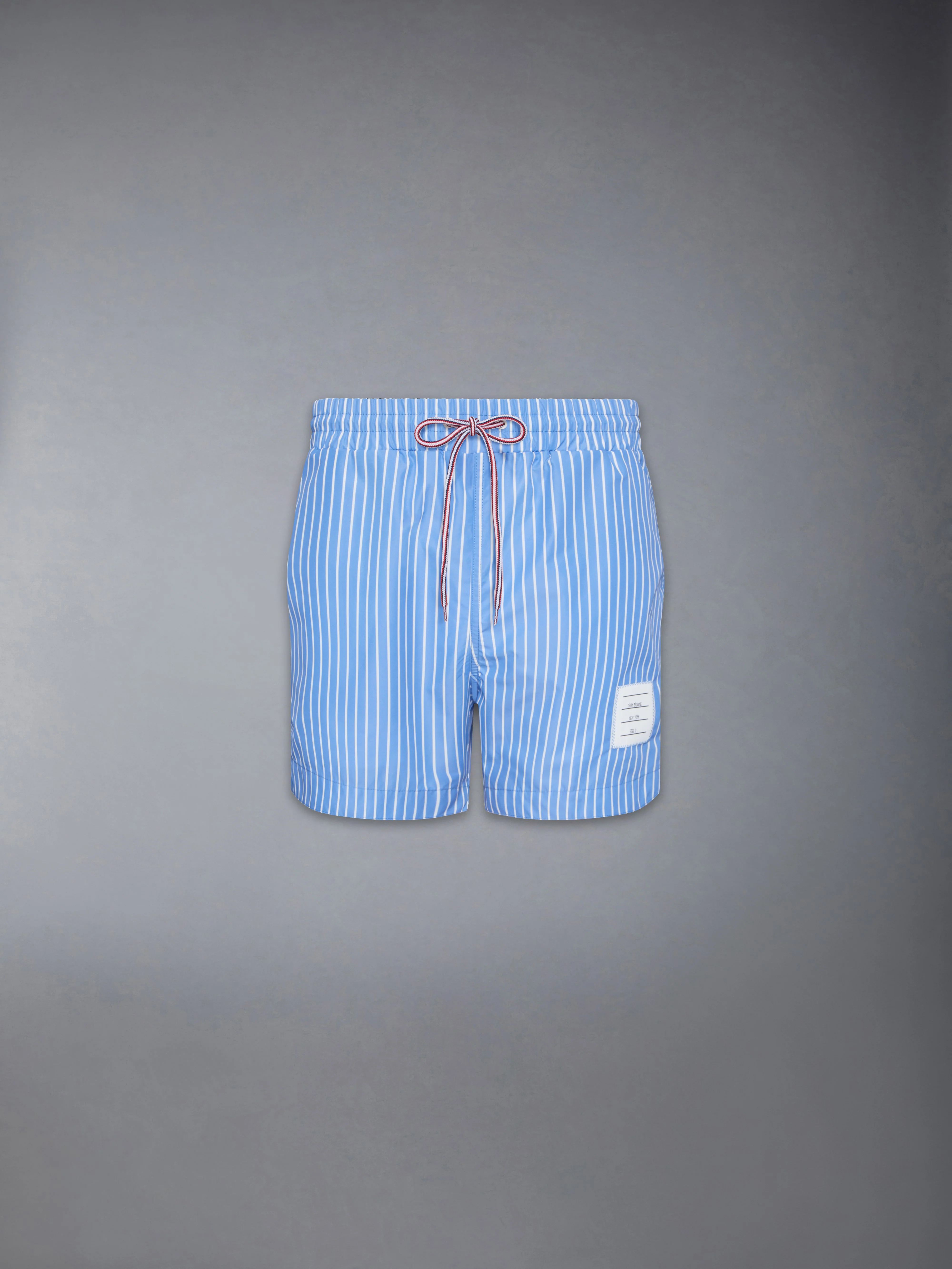 PINSTRIPE PRINTED TECH SWIM SHORTS - Image 6