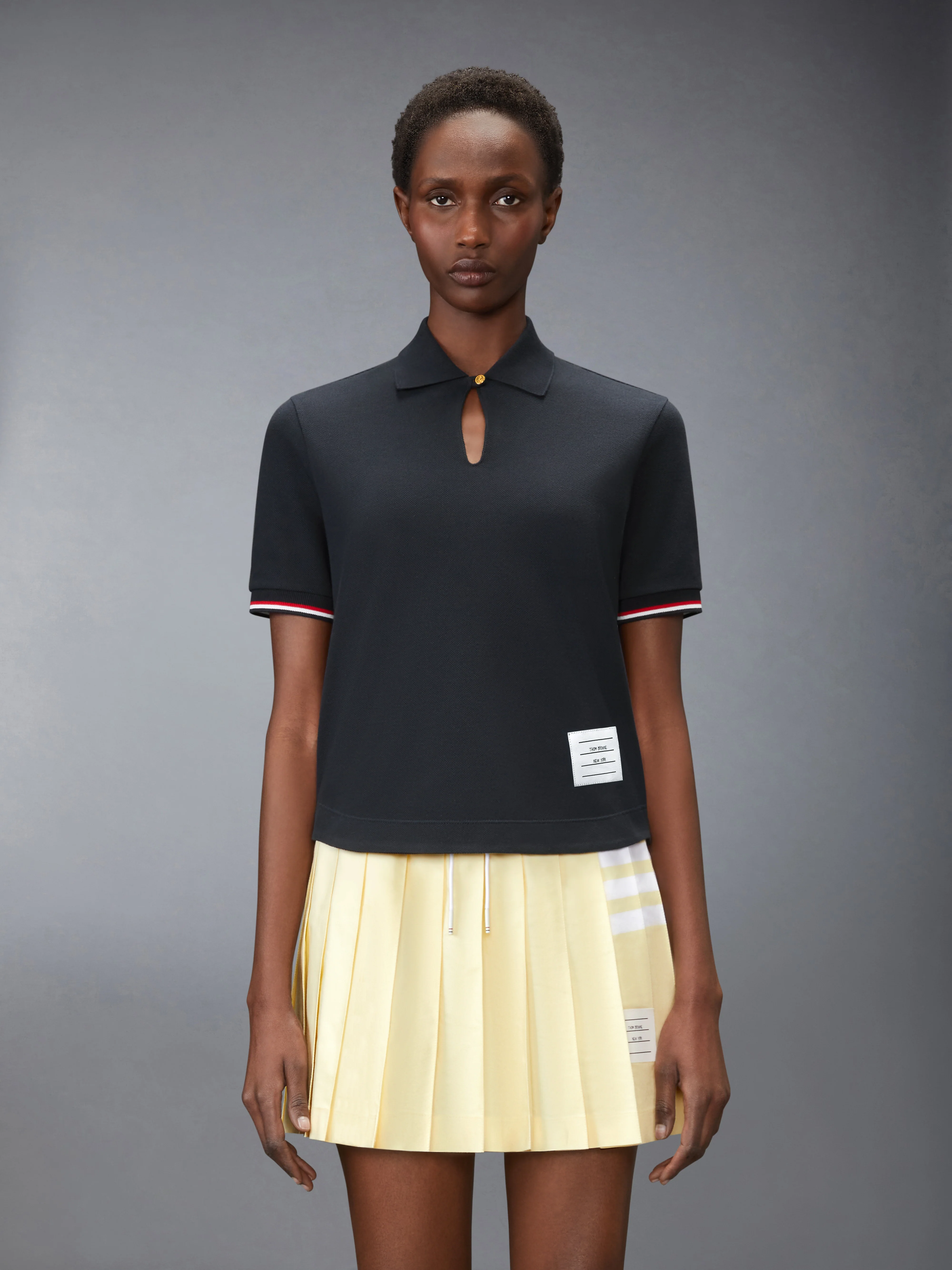 PIQUE KEYHOLE POLO
