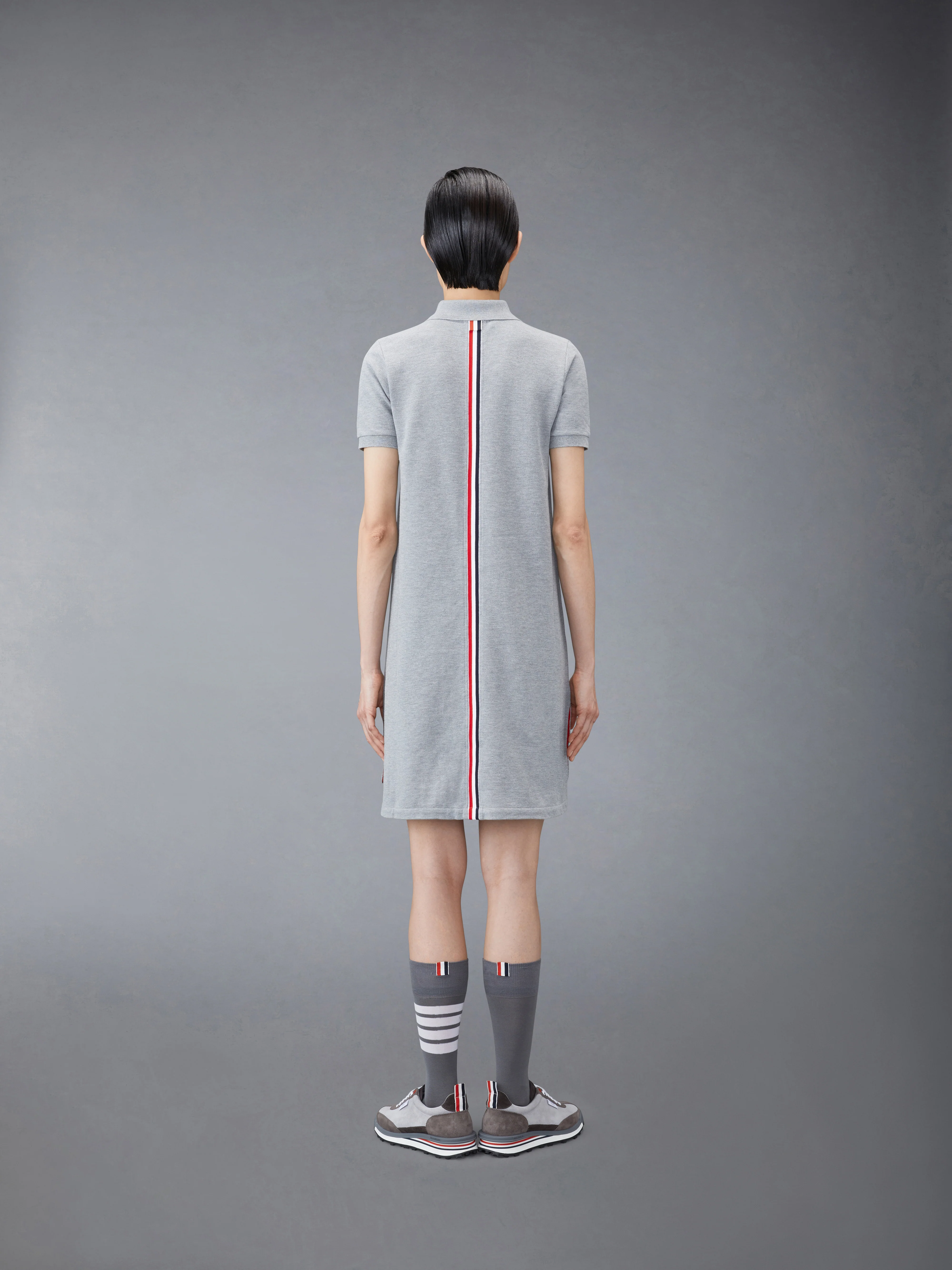PIQUE RWB STRIPE POLO DRESS - Image 3