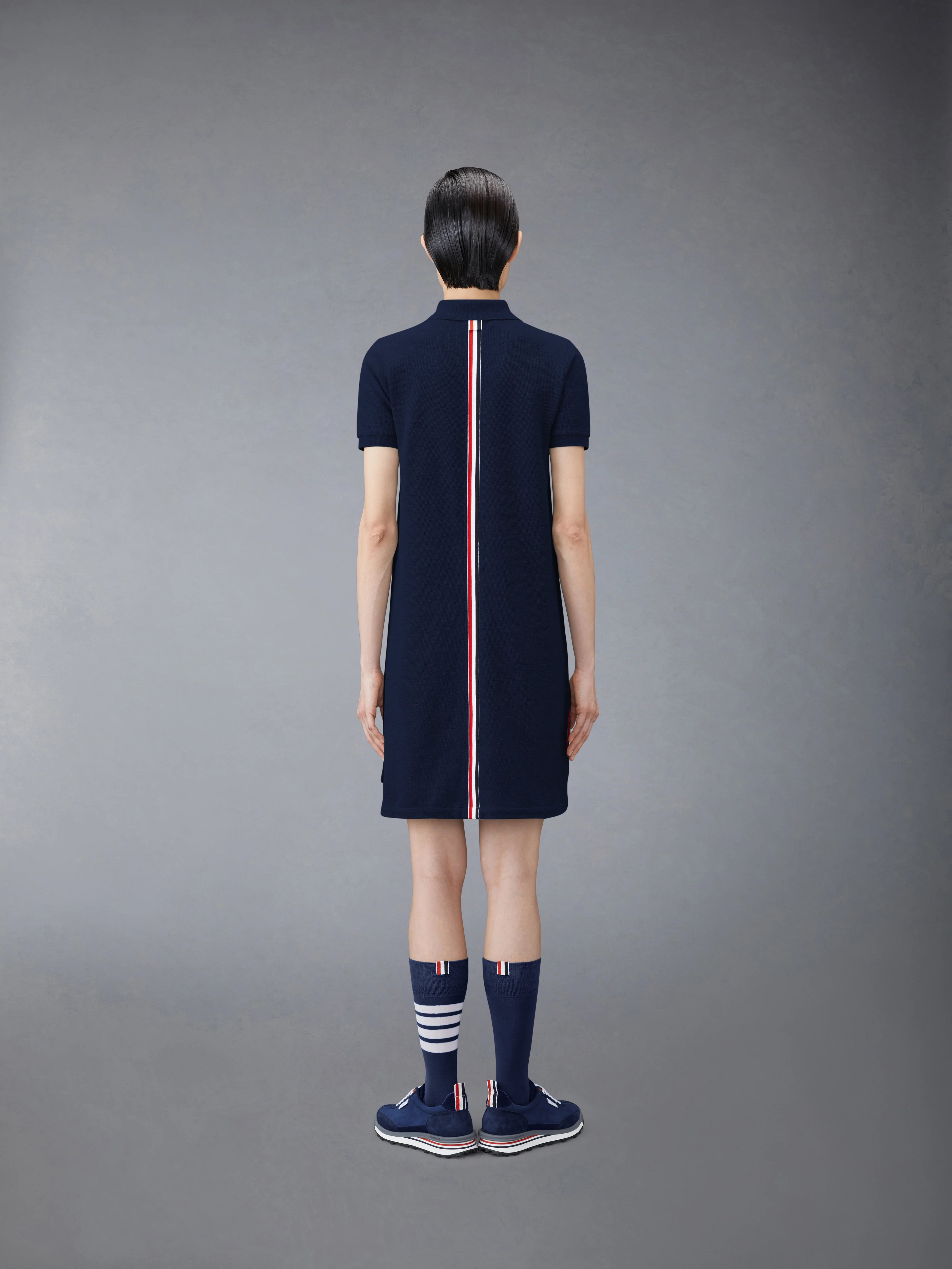 PIQUE RWB STRIPE POLO DRESS - Image 3