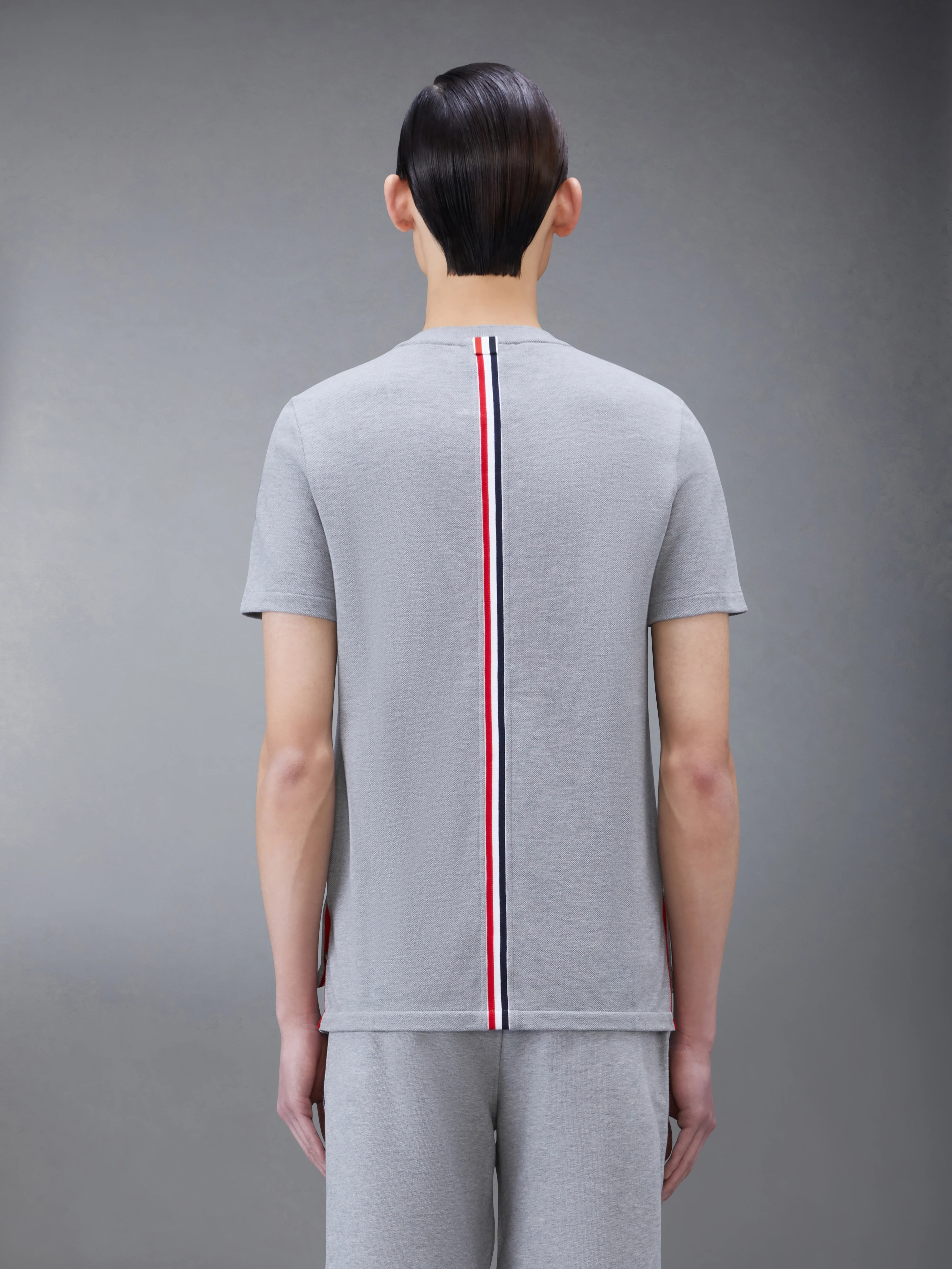 PIQUE RWB STRIPE RELAXED TEE - Image 2