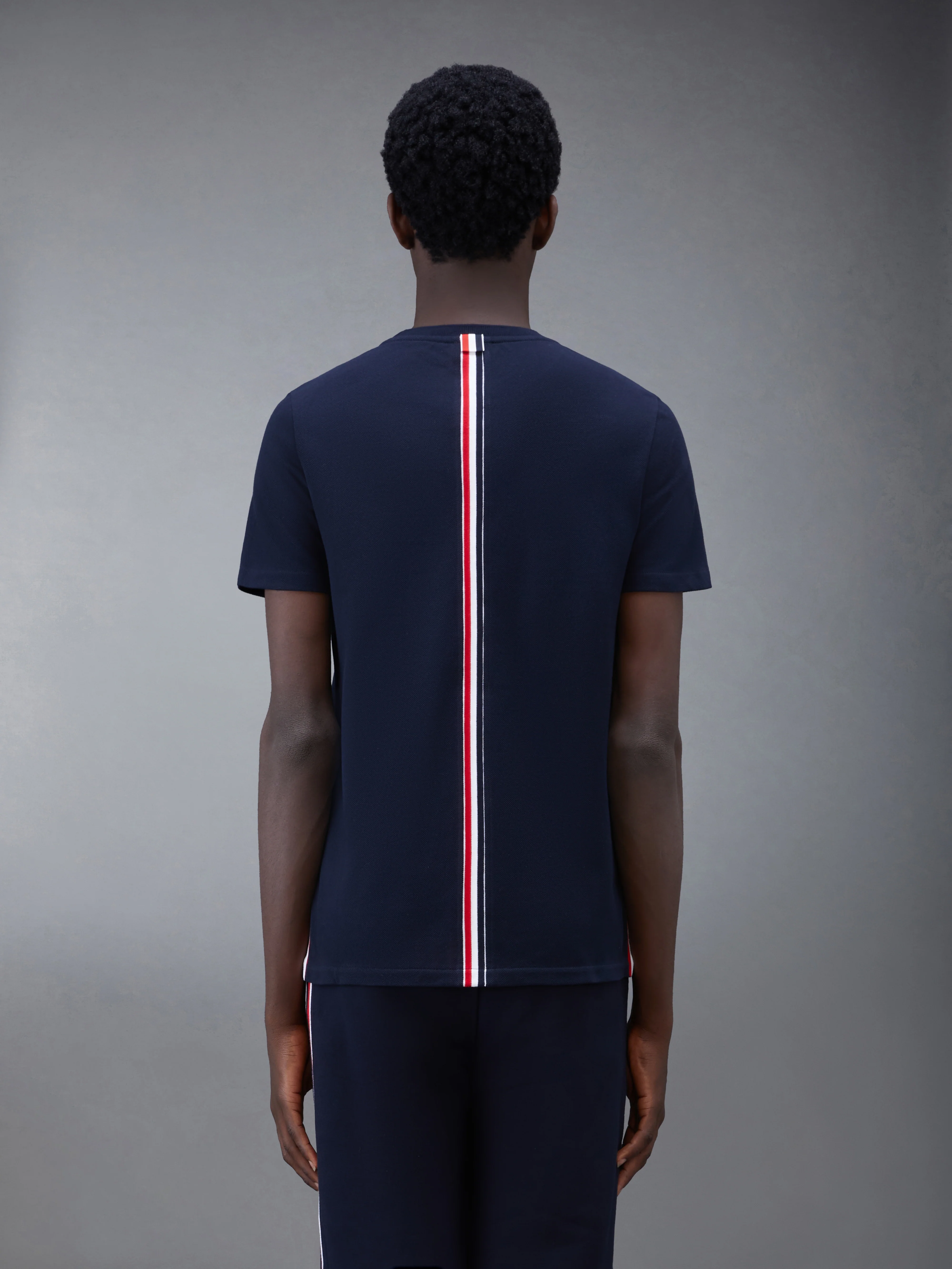 PIQUE RWB STRIPE RELAXED TEE - Image 2