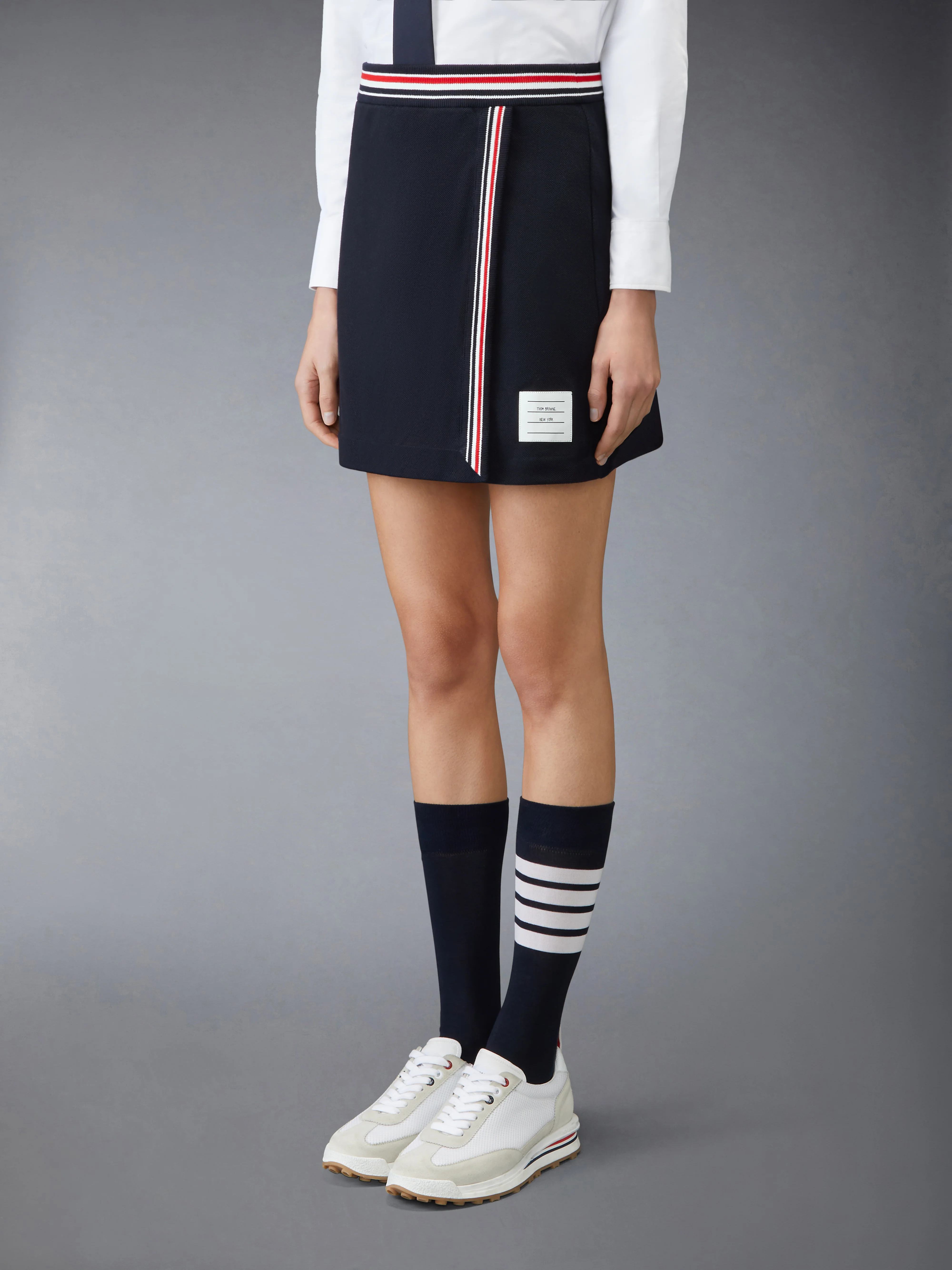 PIQUE RWB TRIM WRAP SKIRT - Image 2