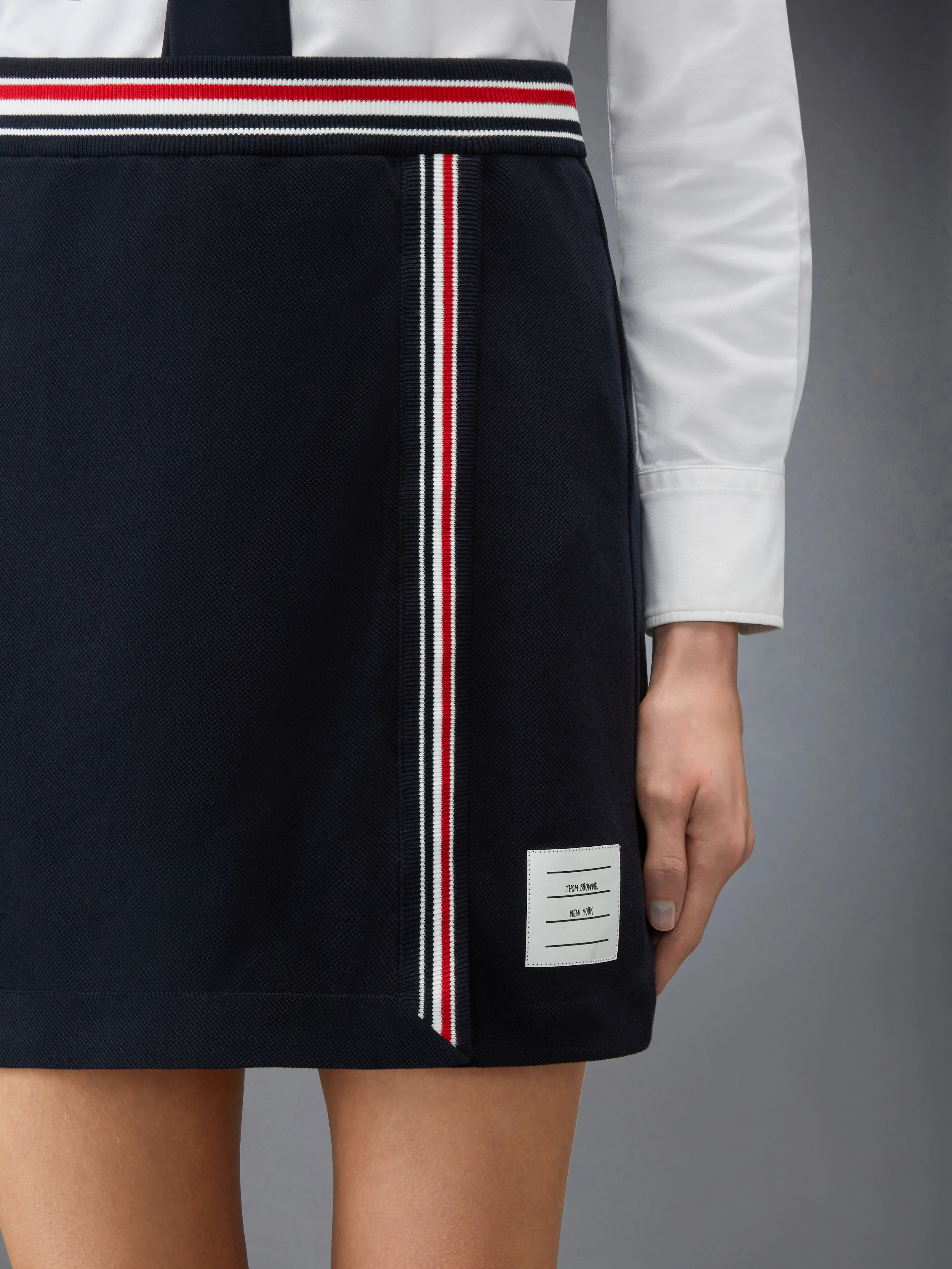 PIQUE RWB TRIM WRAP SKIRT - Image 5