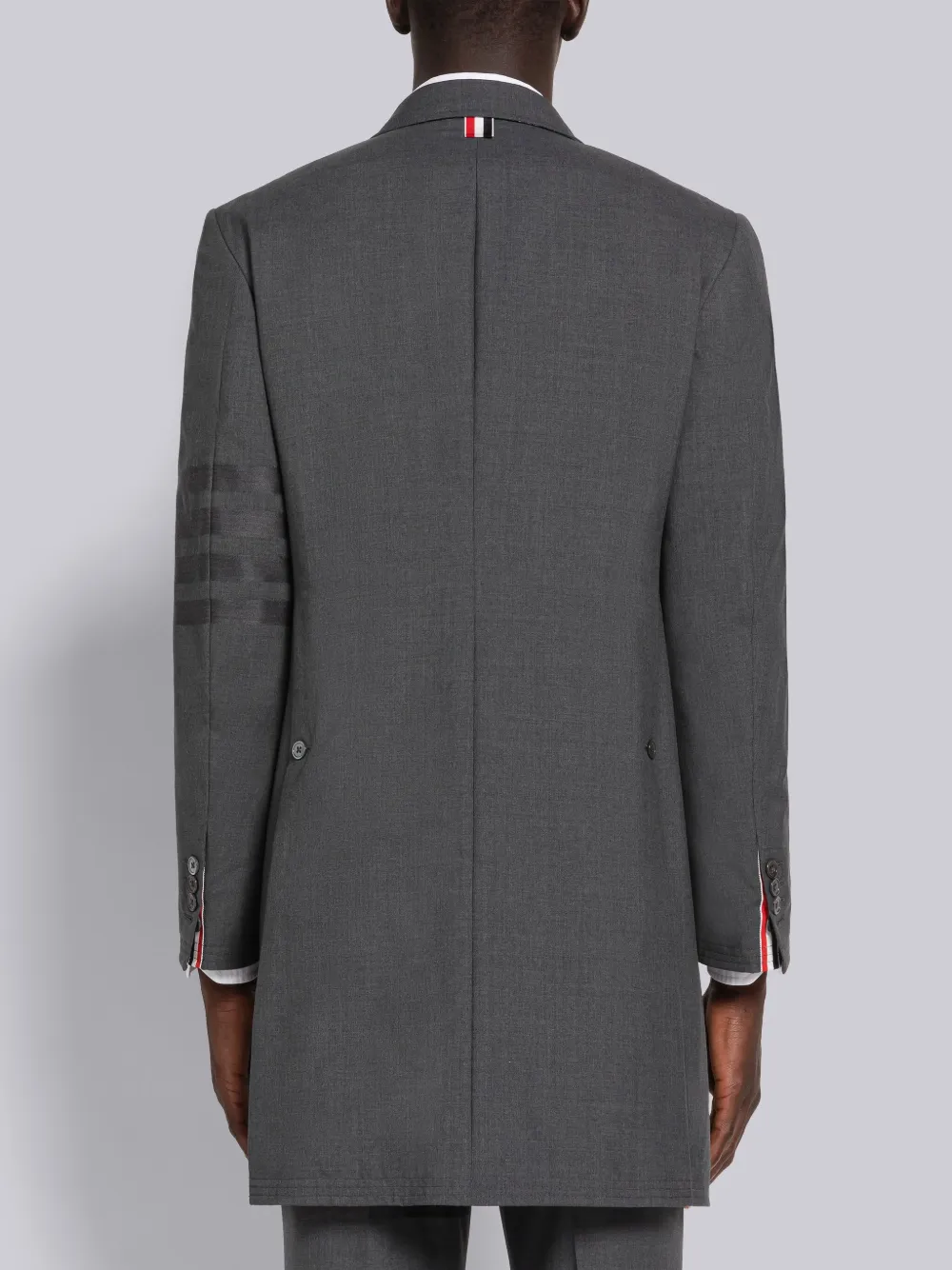PLAIN WEAVE 4-BAR CHESTERFIELD OVERCOAT - Image 3