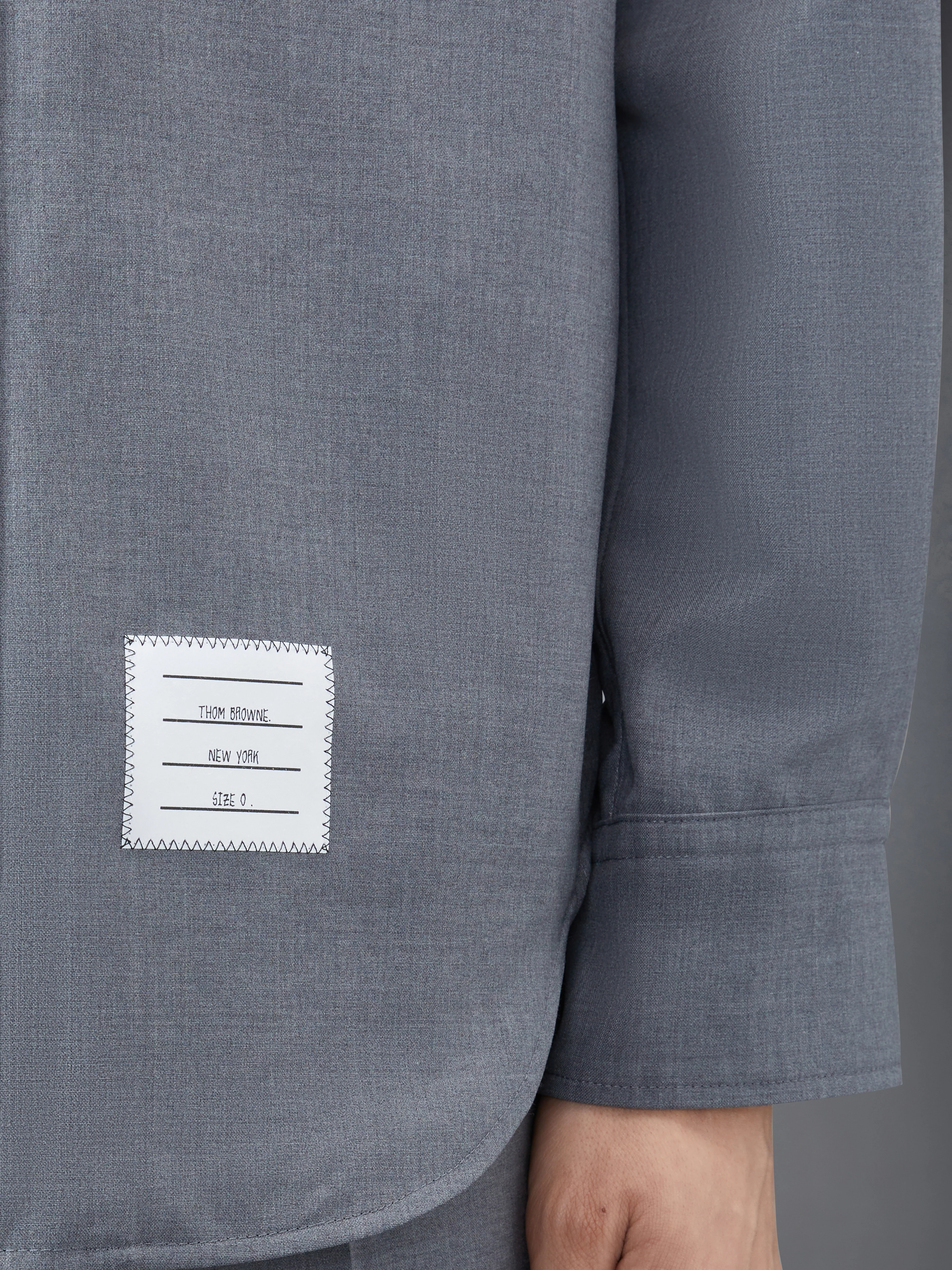 Plain Weave 4-Bar Shirt Jacket - Image 4