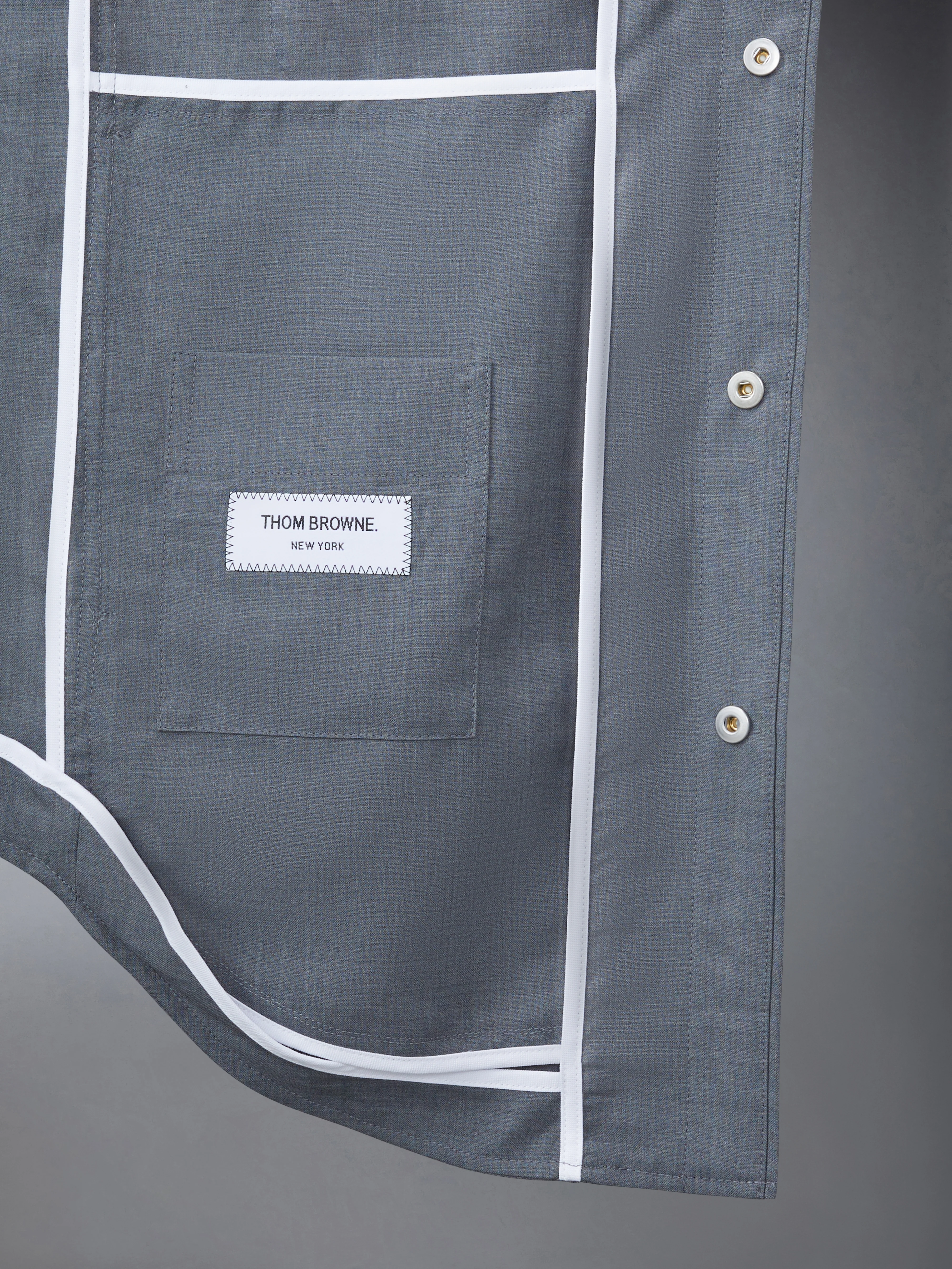 Plain Weave 4-Bar Shirt Jacket - Image 5