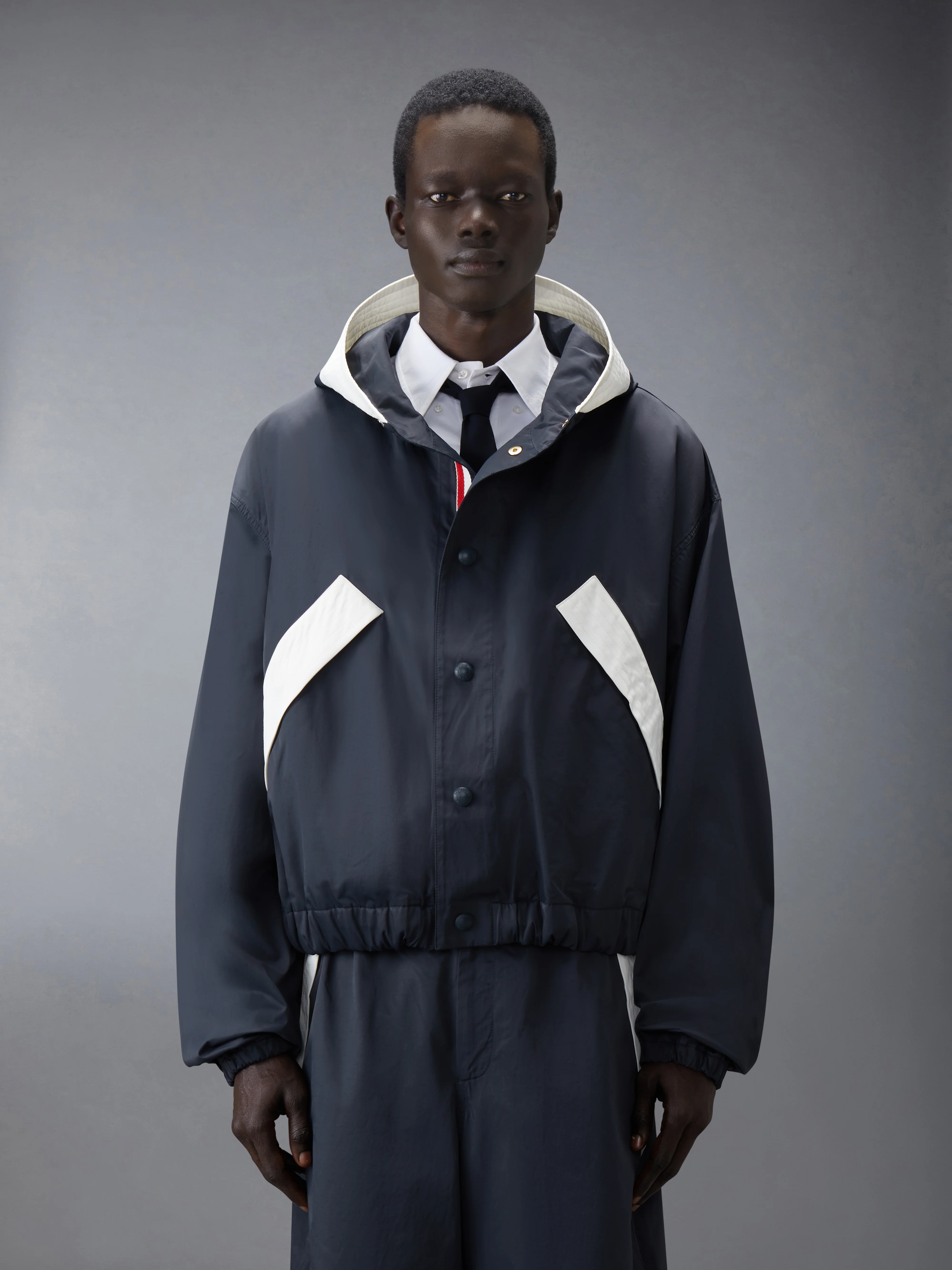 POLY TECH CROPPED PARKA