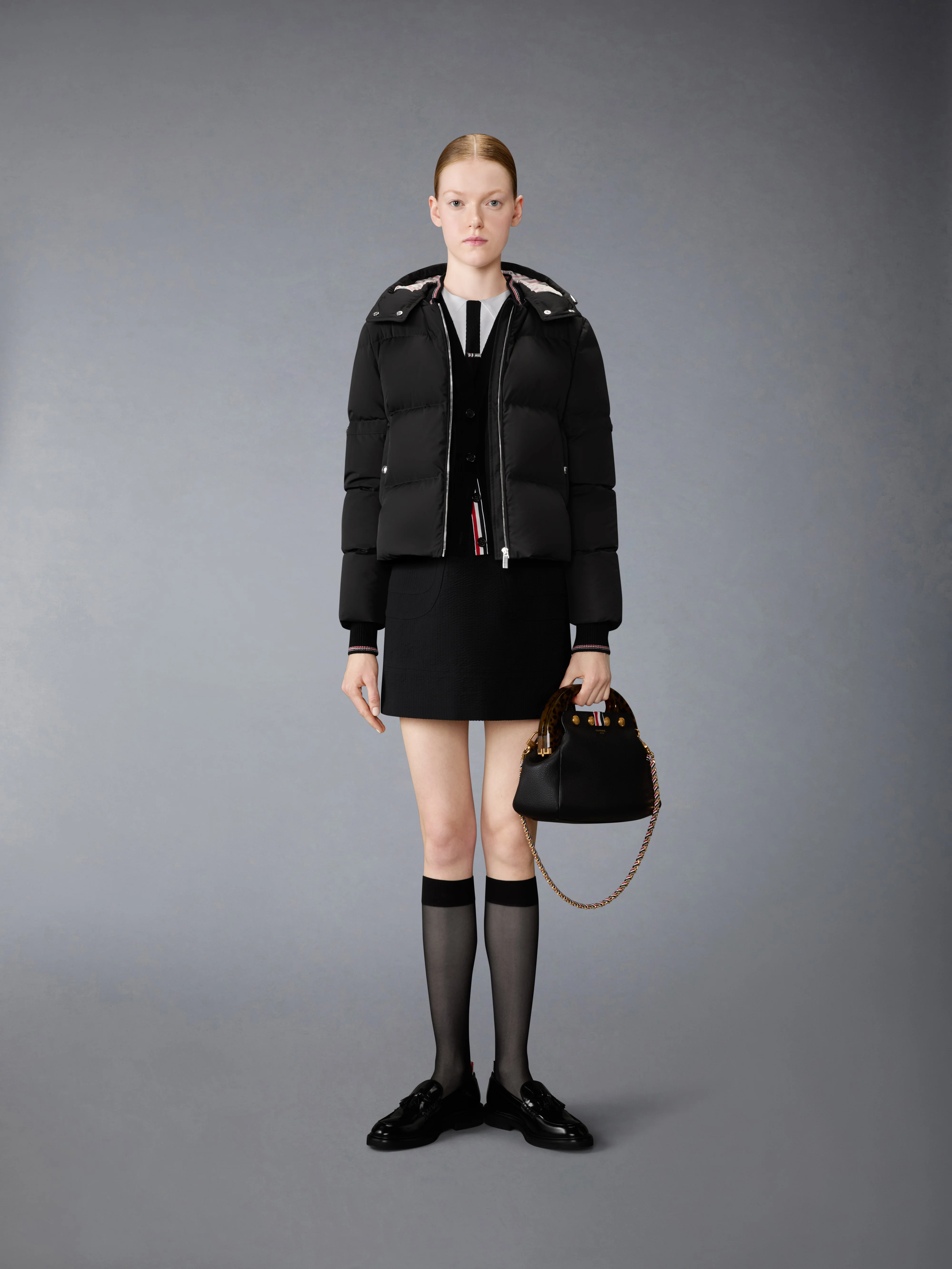 POLY TECH DOWN FILLED CROPPED PARKA WITH ARMBANDS - Image 5