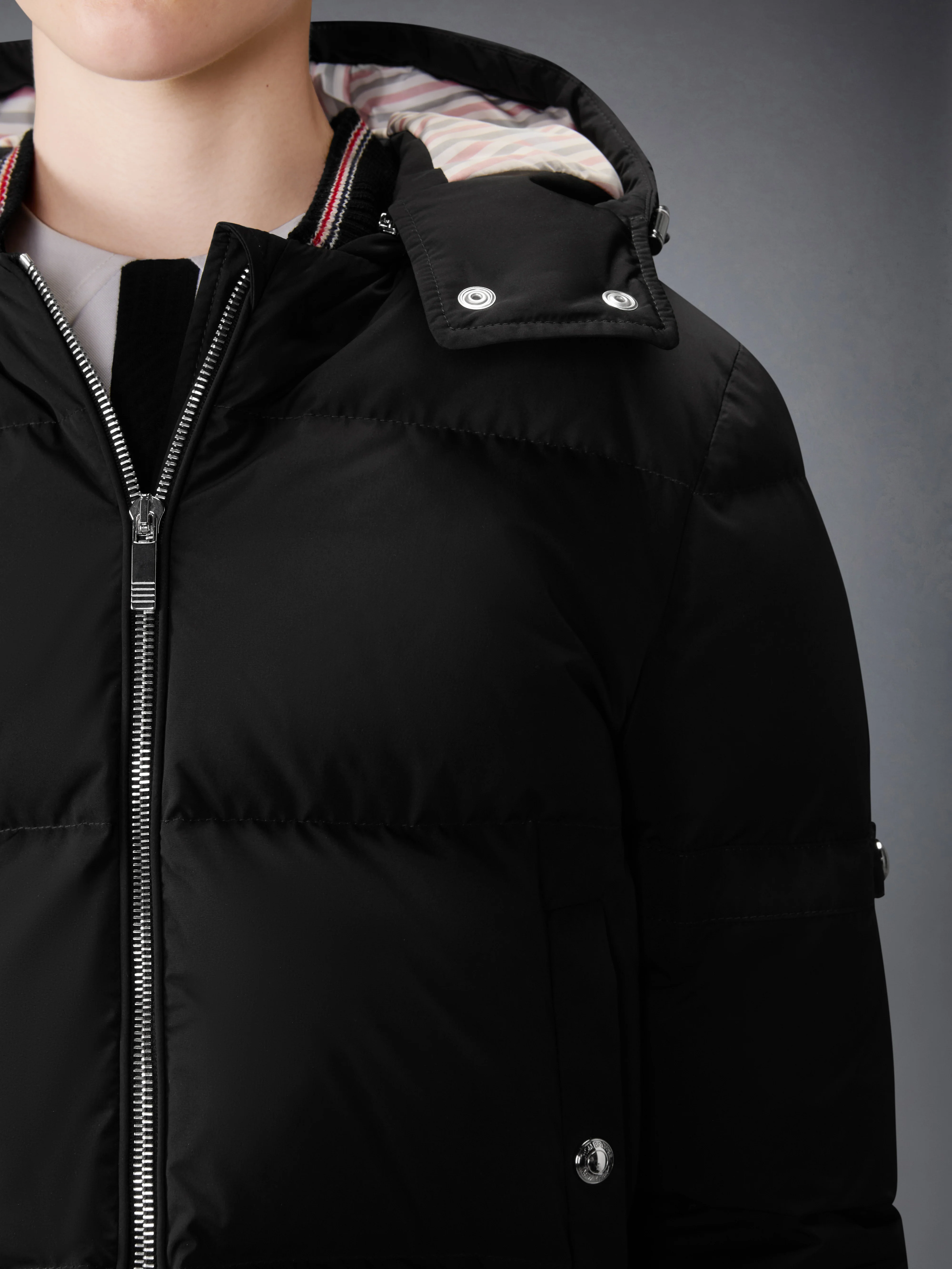 POLY TECH DOWN FILLED CROPPED PARKA WITH ARMBANDS - Image 7