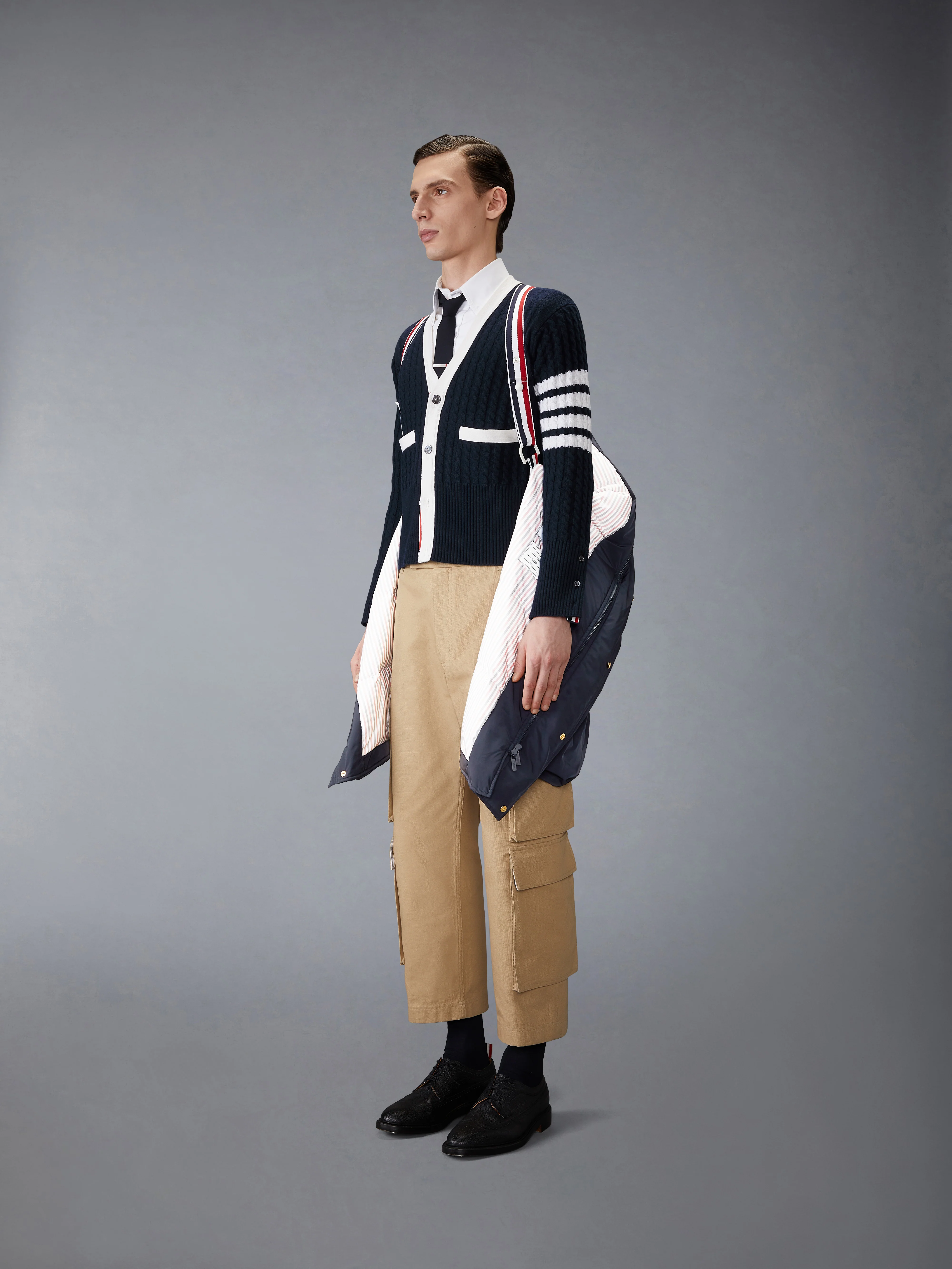 POLY TWILL 4-BAR DOWN FILLED PARKA - Image 4