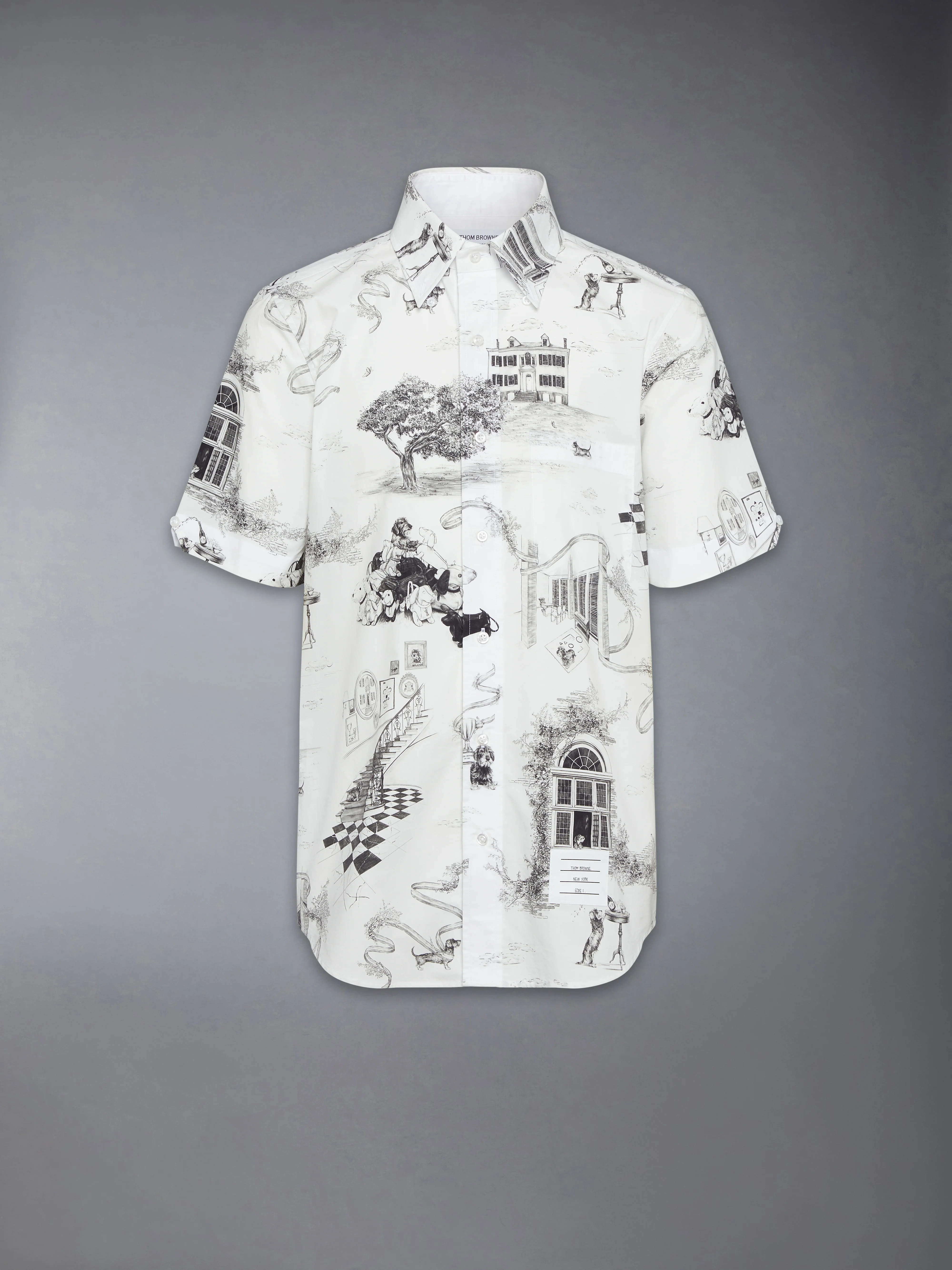 POPLIN HECTOR TOILE SHORT SLEEVE SHIRT - Image 7