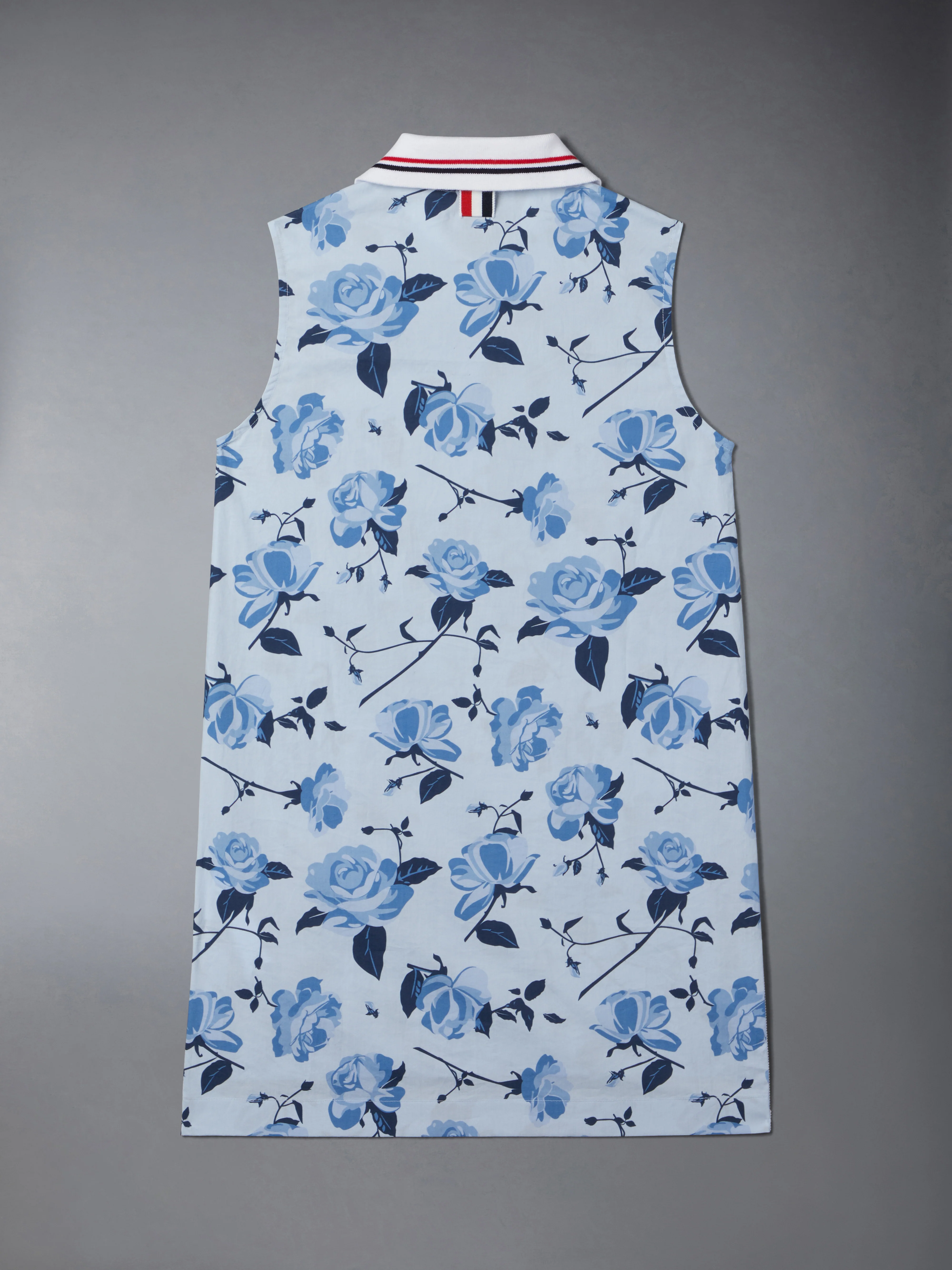 POPLIN ROSE FLORAL POLO DRESS - Image 3