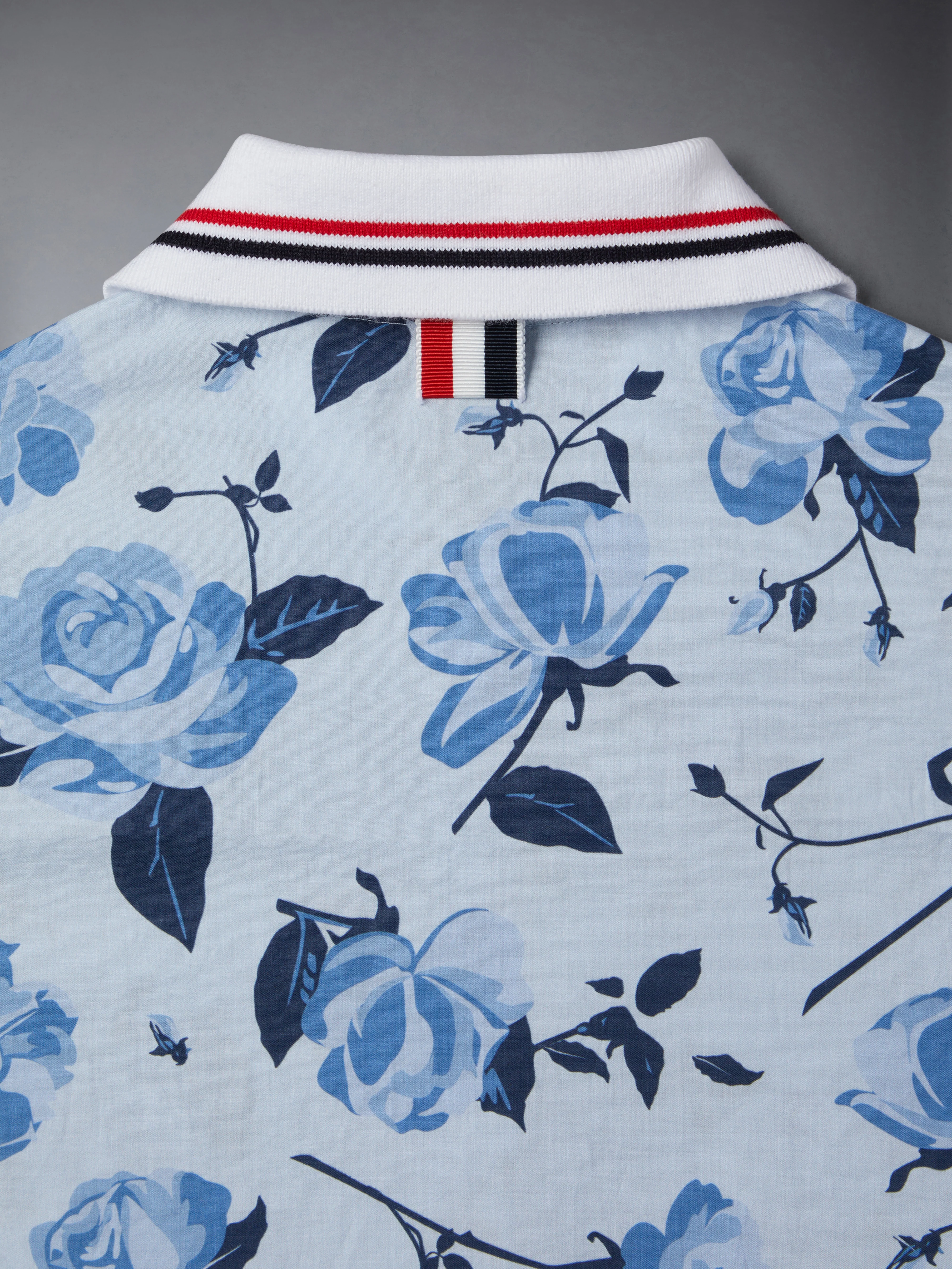 POPLIN ROSE FLORAL POLO DRESS - Image 4